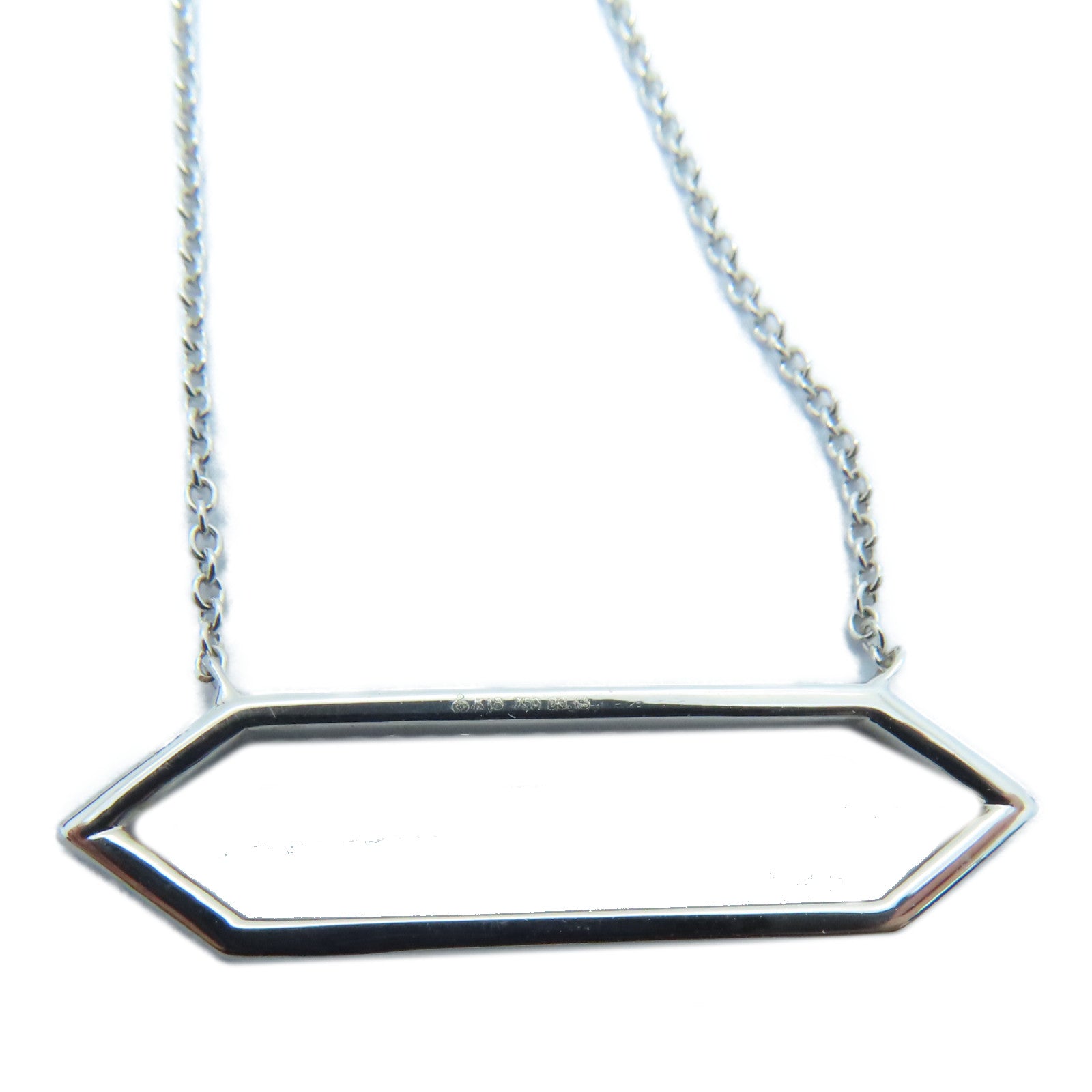 JEWELRY 【激減優惠】18K白金Diamond Necklace 0.15ct鑽石項鍊