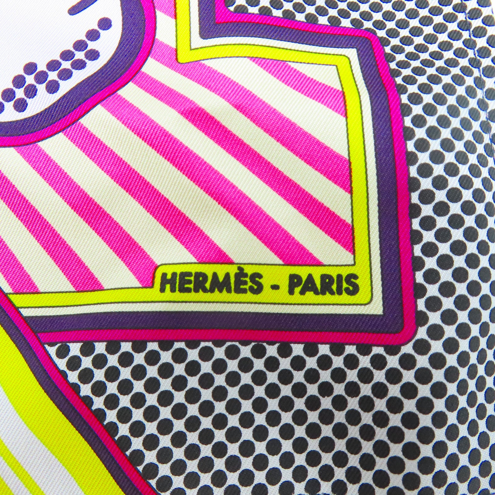 HERMES 絲質/皮革Silky City銀扣肩背袋彩色
