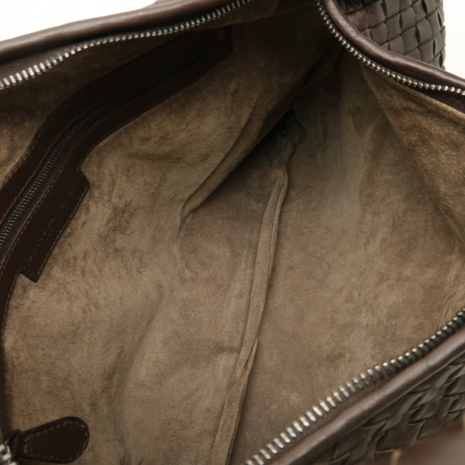 BOTTEGA VENETA 織紋皮革Shoulder Bag肩背袋啡色