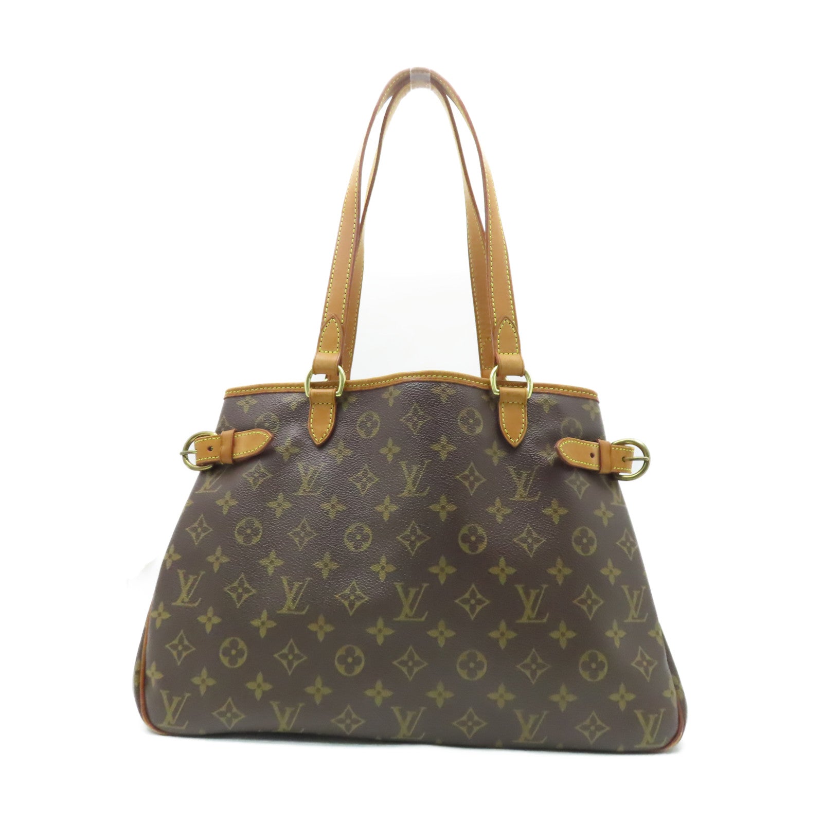 LOUIS VUITTON Monogram Batignolles Horizontal金扣肩背袋啡色