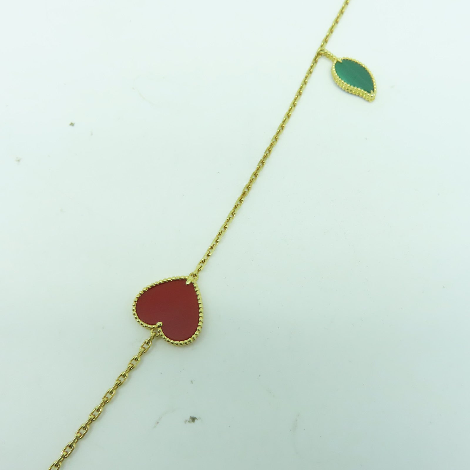 Van Cleef & Arpels 18K黃金Lucky Alhambra項鍊#90cm