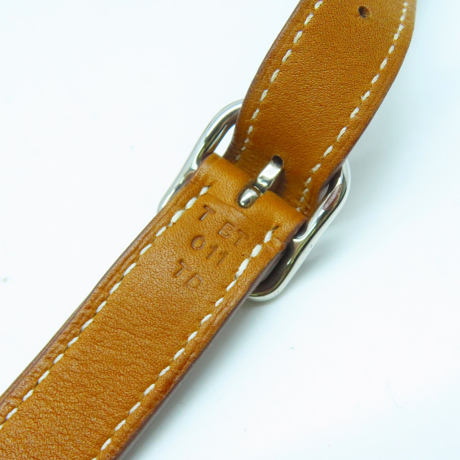 HERMES 絲質/皮革Silky City銀扣肩背袋彩色