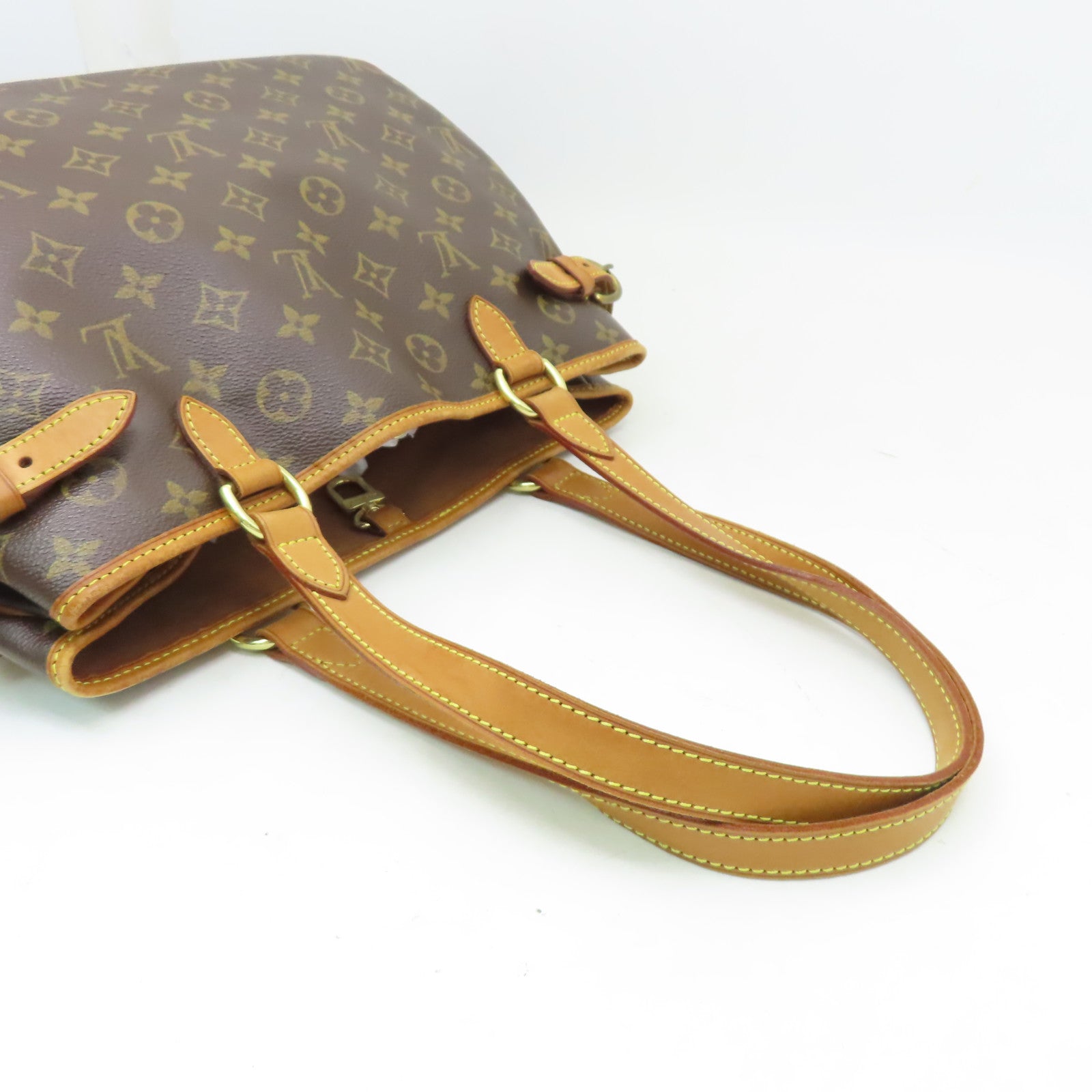 LOUIS VUITTON Monogram Batignolles Horizontal金扣肩背袋啡色