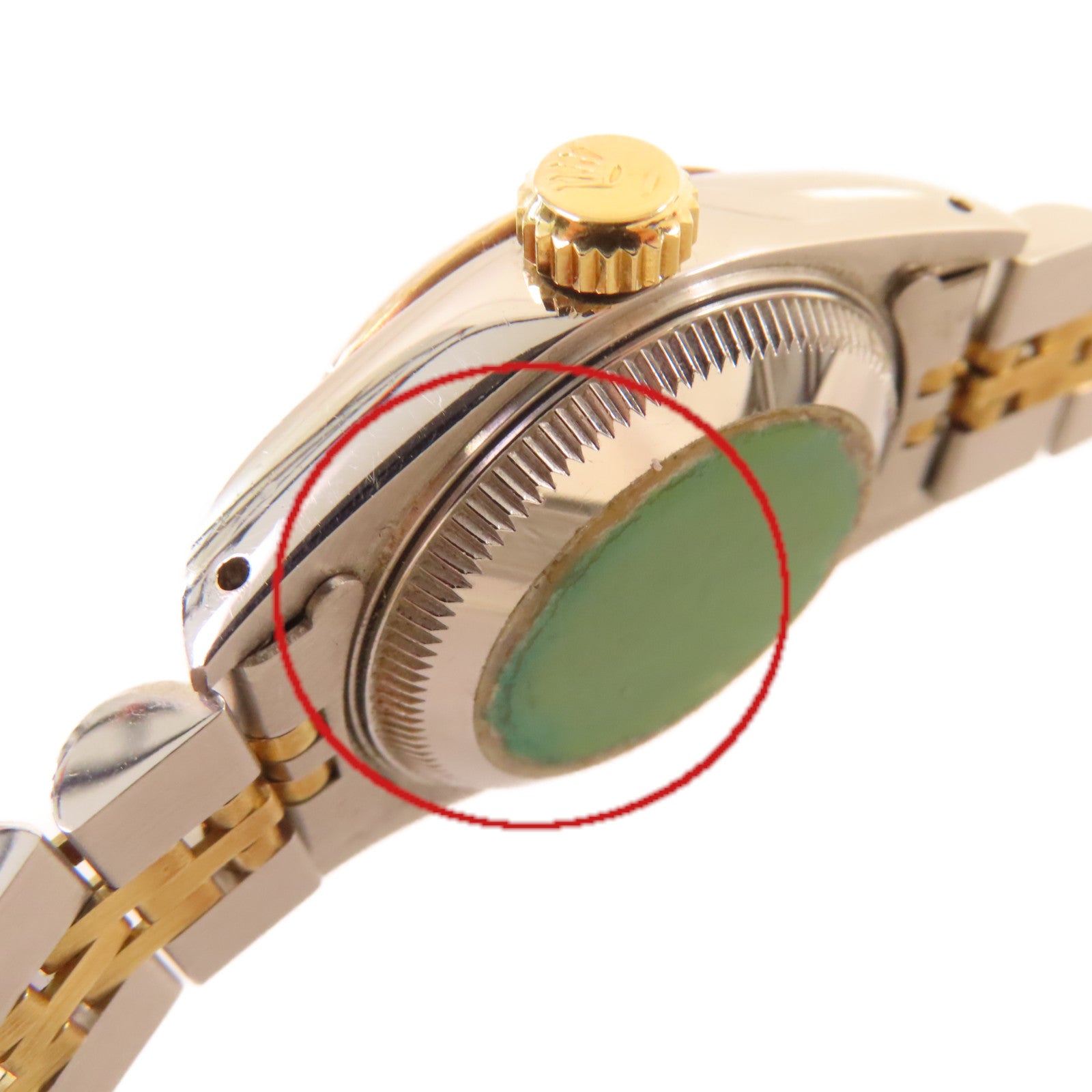 ROLEX Datejust Watch K18黃金/不鏽鋼自動機芯手錶白色/金色/銀色