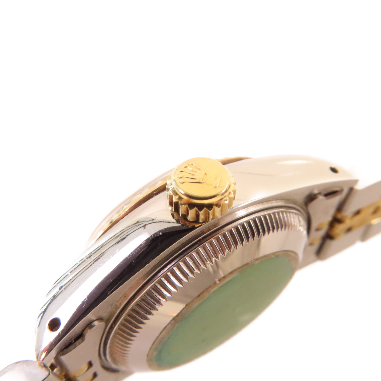 ROLEX Datejust Watch K18黃金/不鏽鋼自動機芯手錶白色/金色/銀色