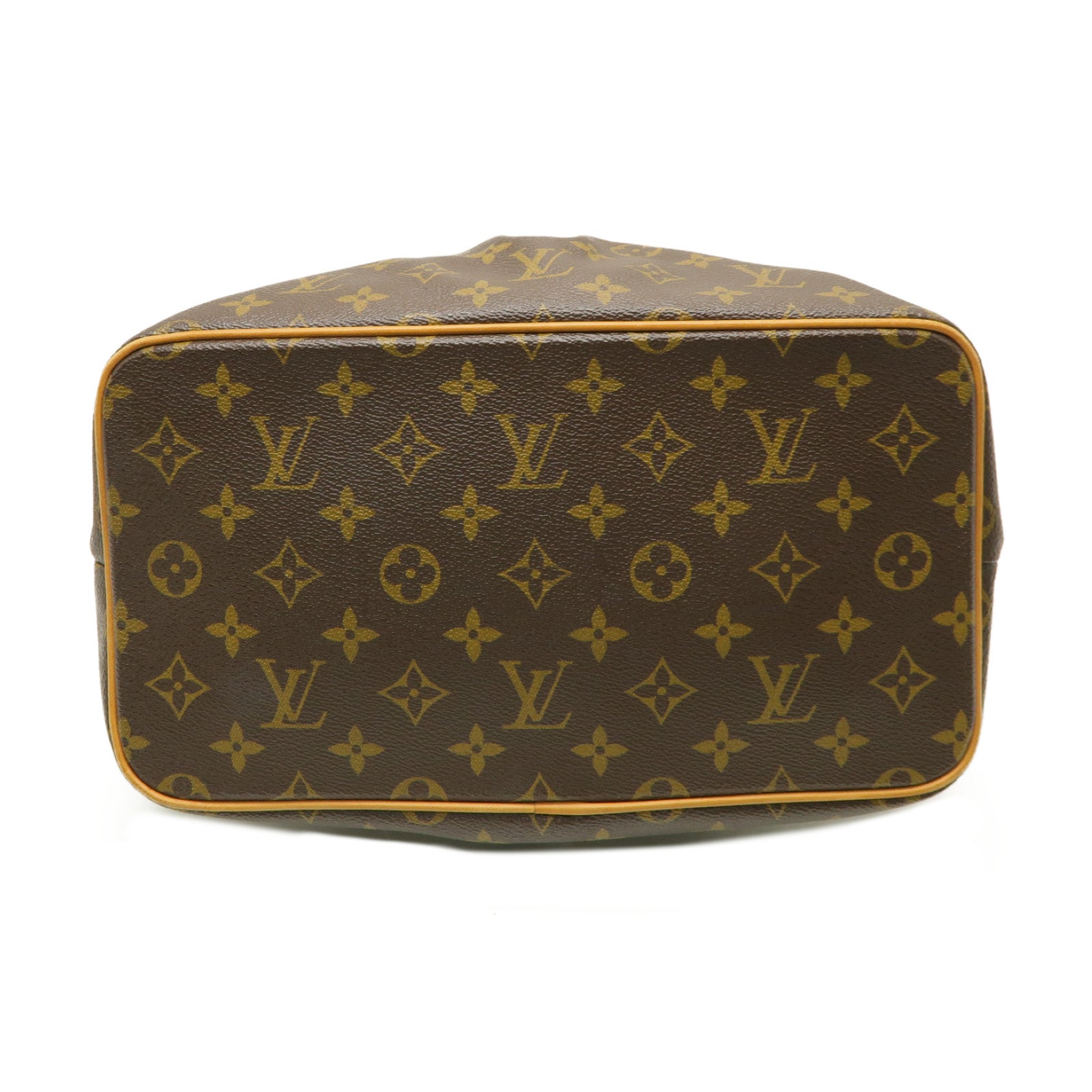 LOUIS VUITTON Monogram Palermo PM金扣手挽肩背兩用袋棕色