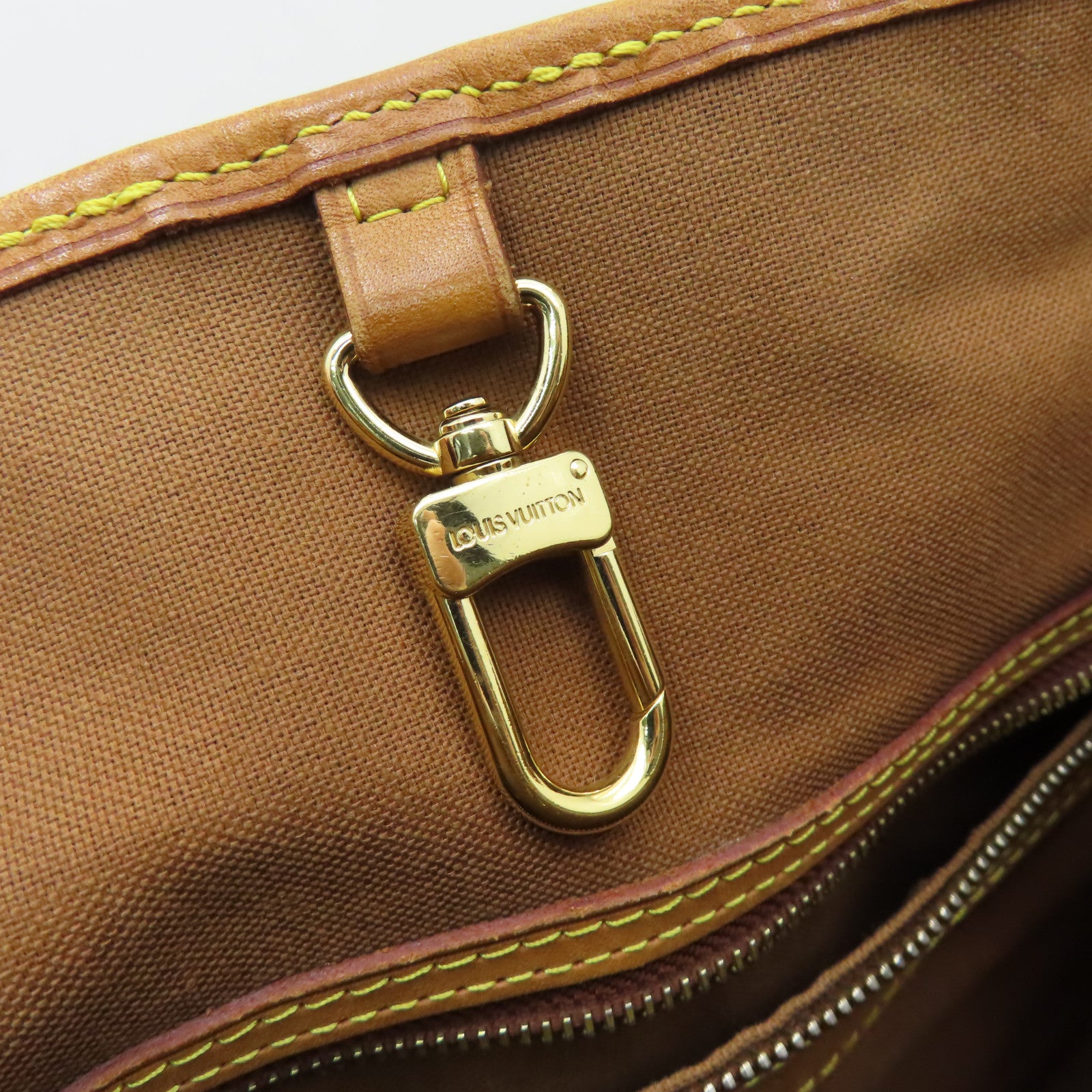 LOUIS VUITTON Monogram Batignolles Horizontal金扣肩背袋啡色