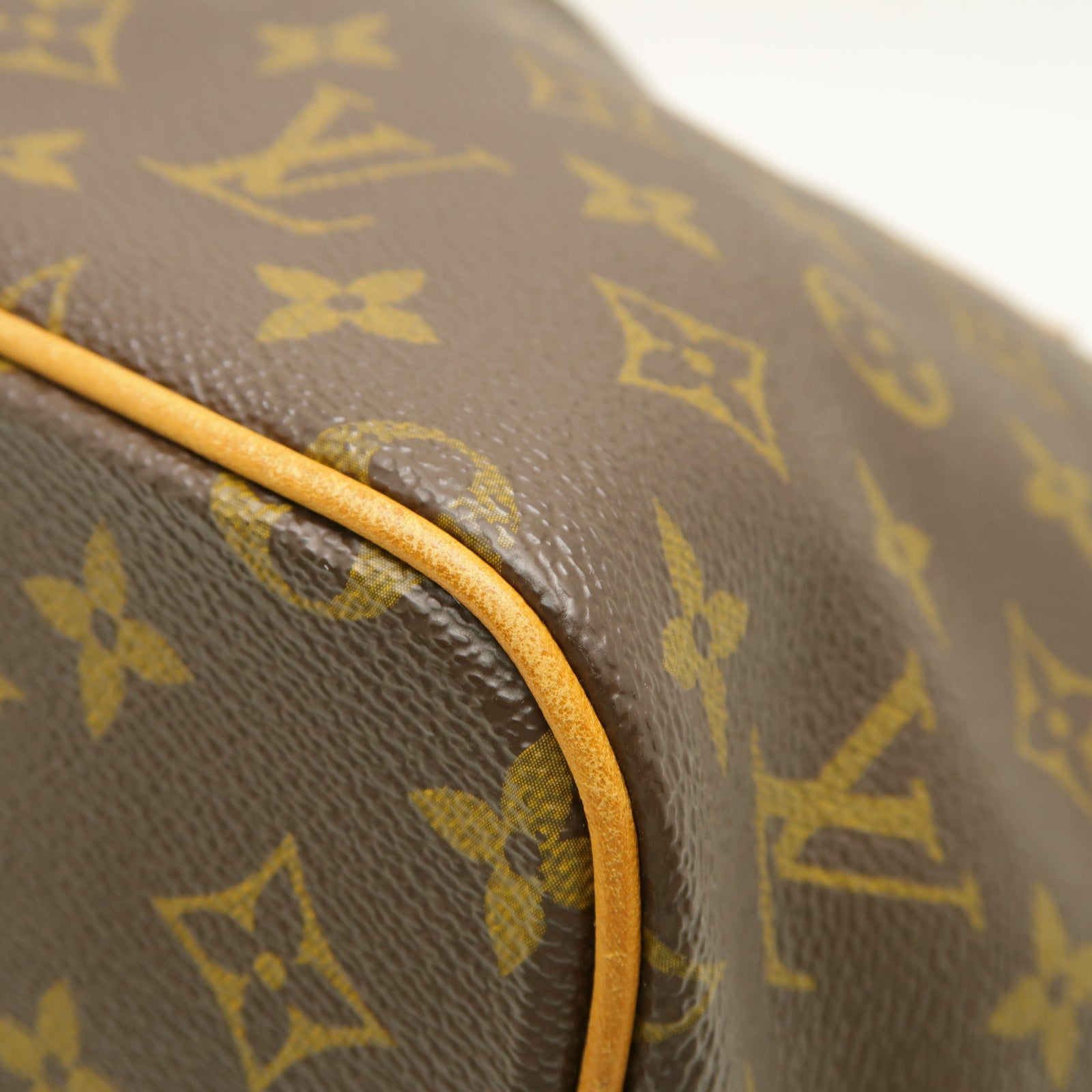 LOUIS VUITTON Monogram Palermo PM金扣手挽肩背兩用袋棕色