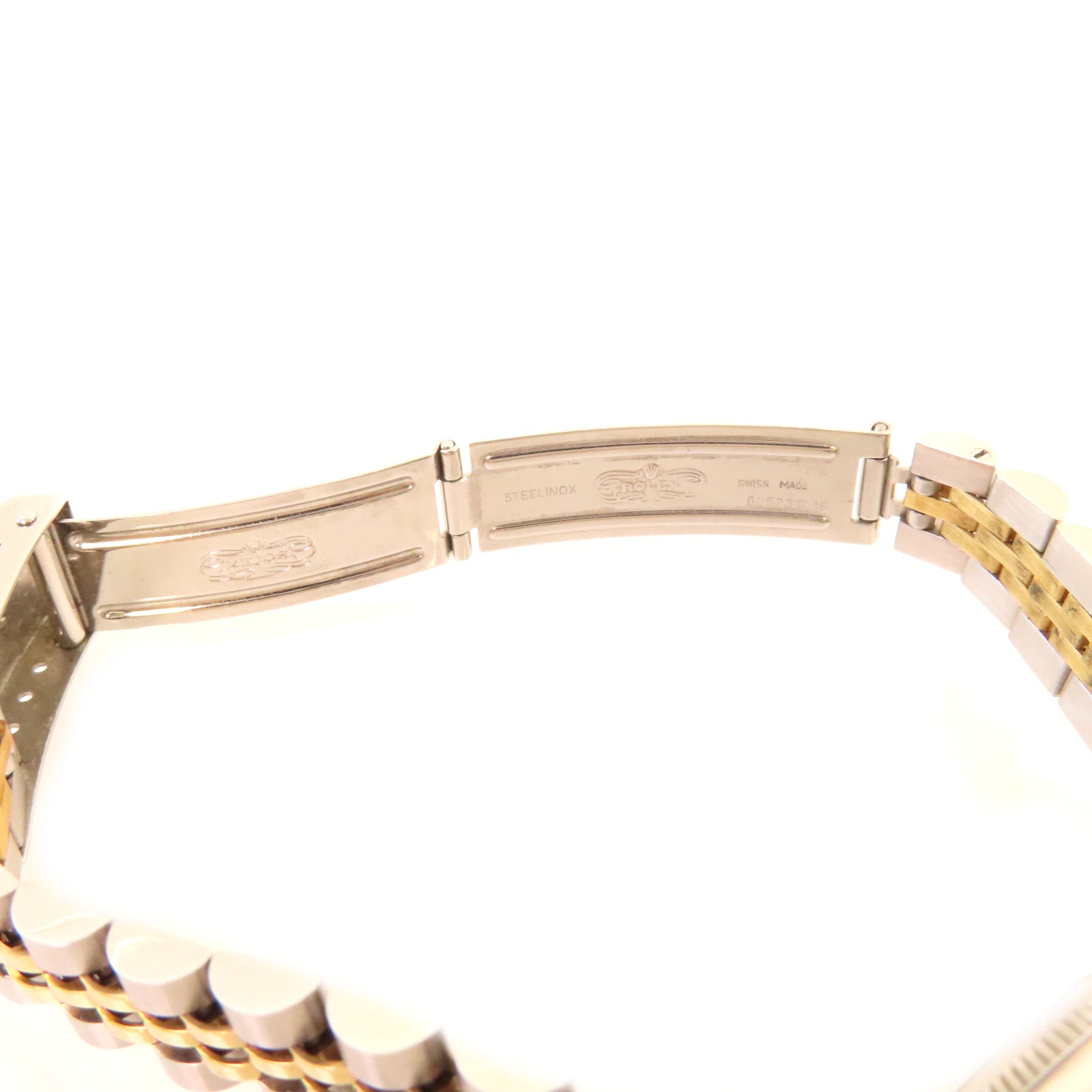 ROLEX Datejust Watch K18黃金/不鏽鋼自動機芯手錶白色/金色/銀色