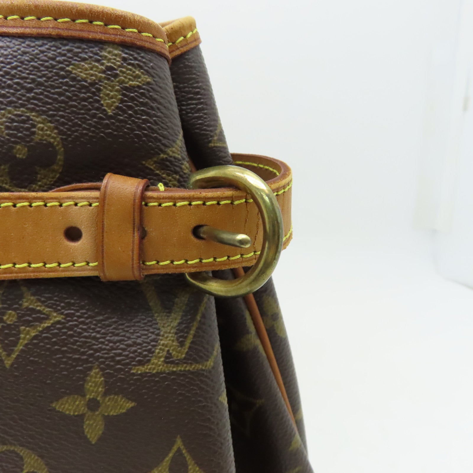 LOUIS VUITTON Monogram Batignolles Horizontal金扣肩背袋啡色