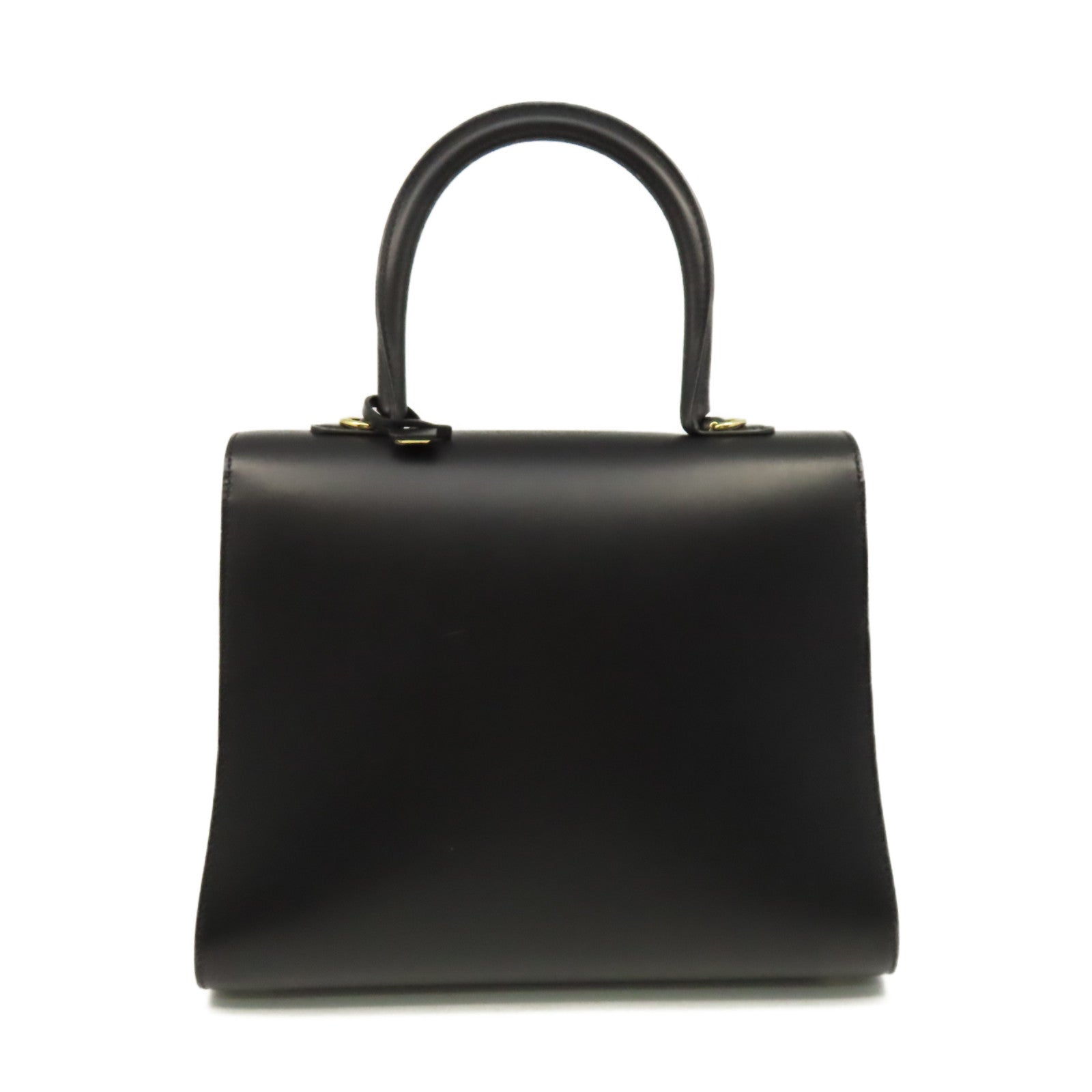 SELECTION 牛皮皮革Delvaux Brillant MM 2Way Shoulder Bag手挽肩背兩用袋黑色