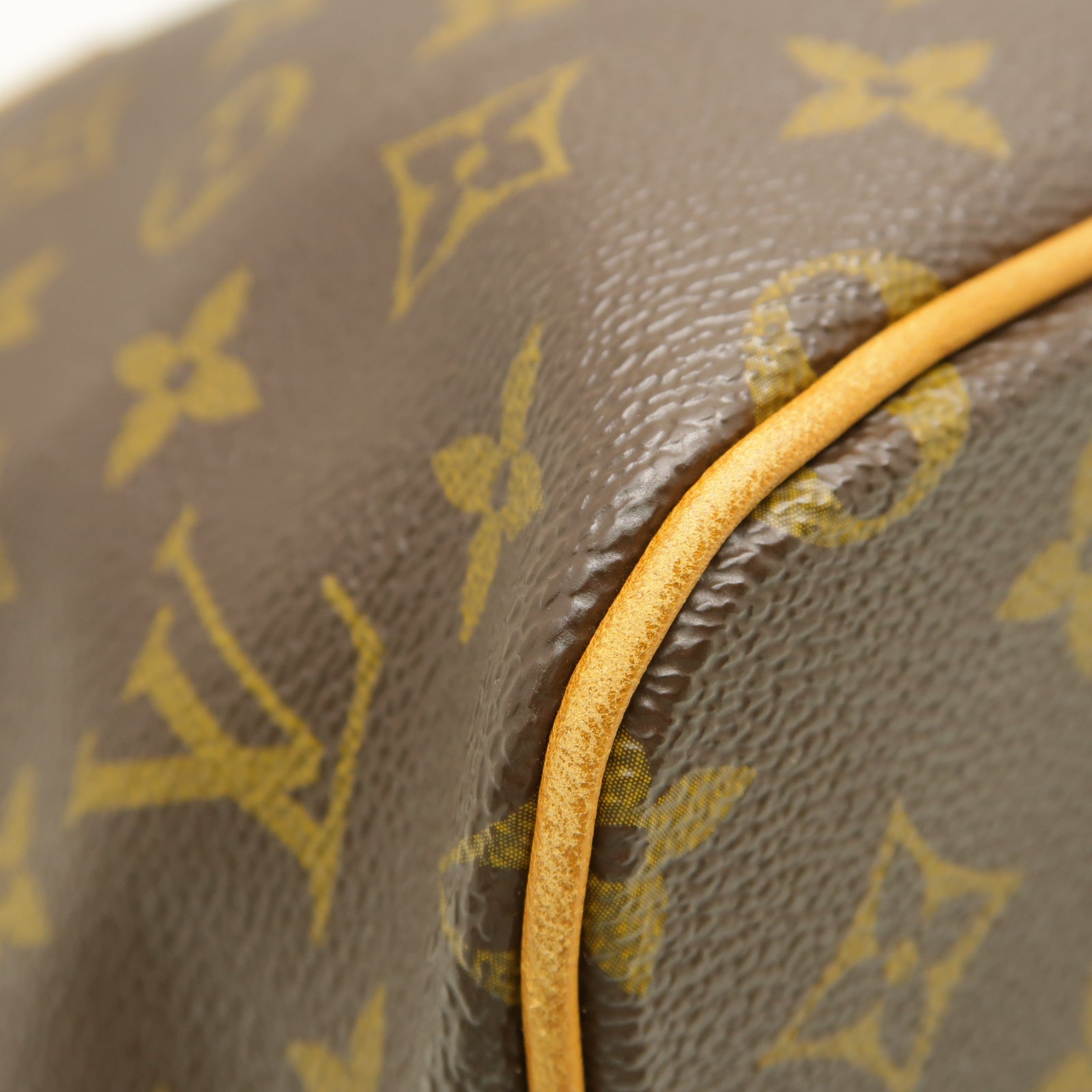 LOUIS VUITTON Monogram Palermo PM金扣手挽肩背兩用袋棕色