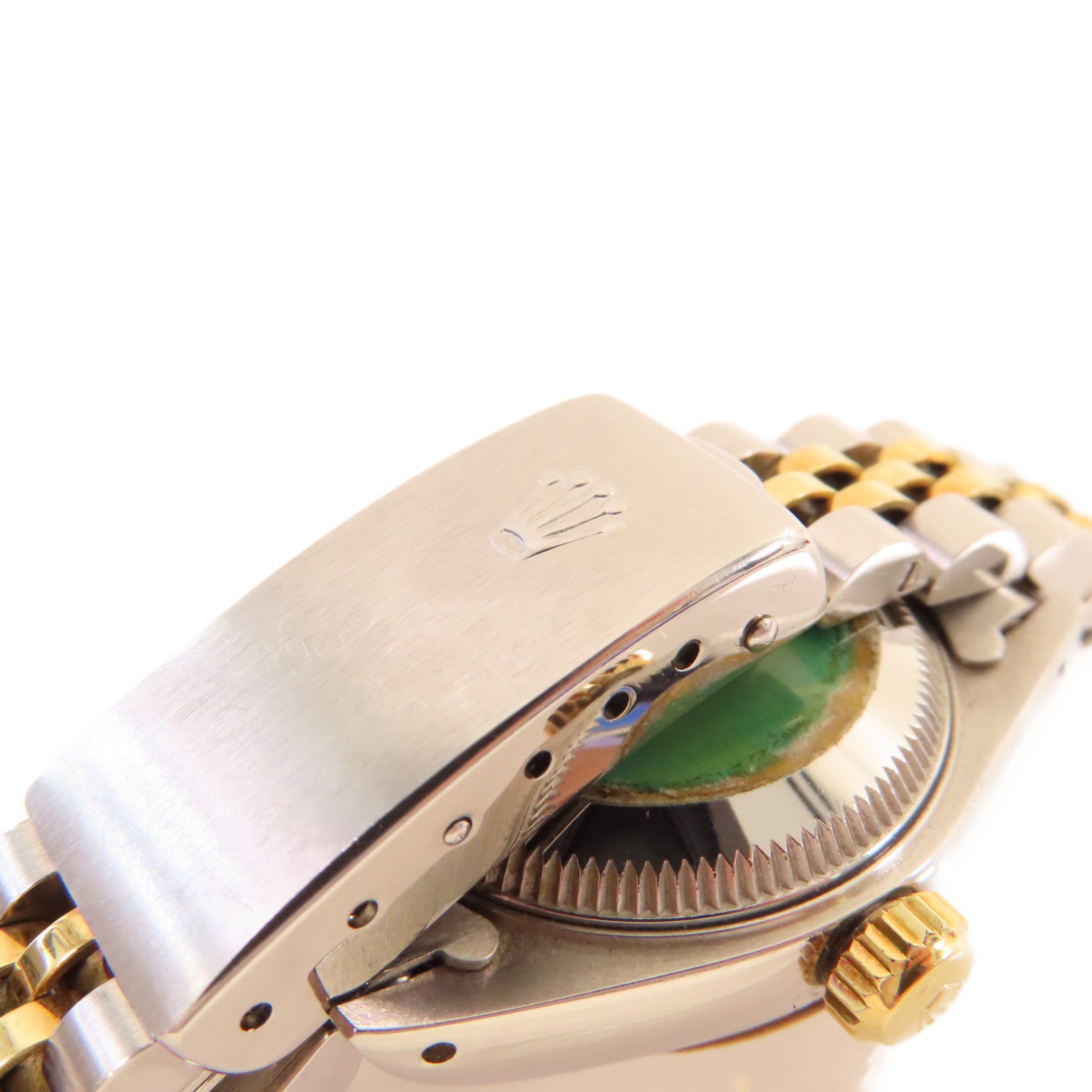 ROLEX Datejust Watch K18黃金/不鏽鋼自動機芯手錶白色/金色/銀色