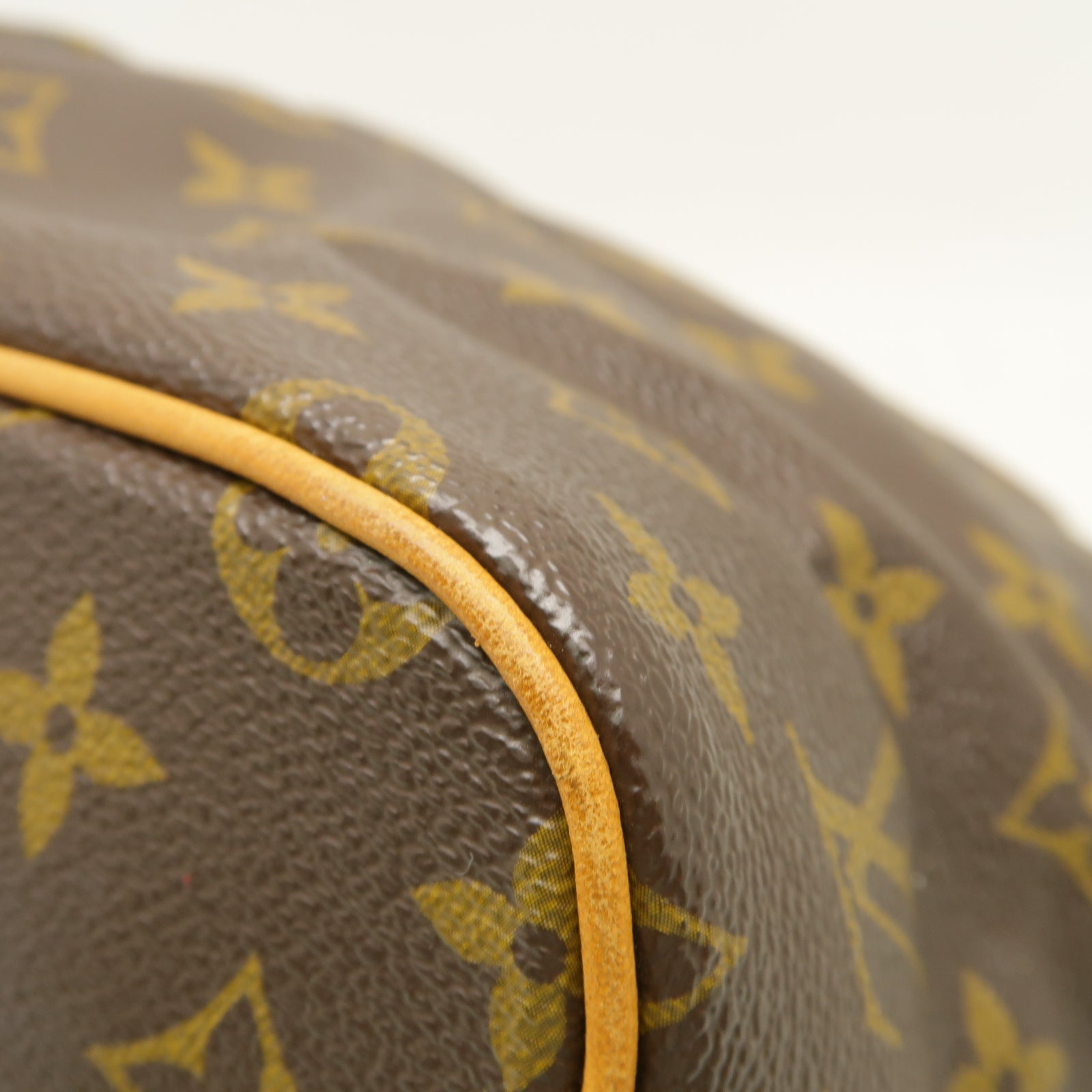 LOUIS VUITTON Monogram Palermo PM金扣手挽肩背兩用袋棕色