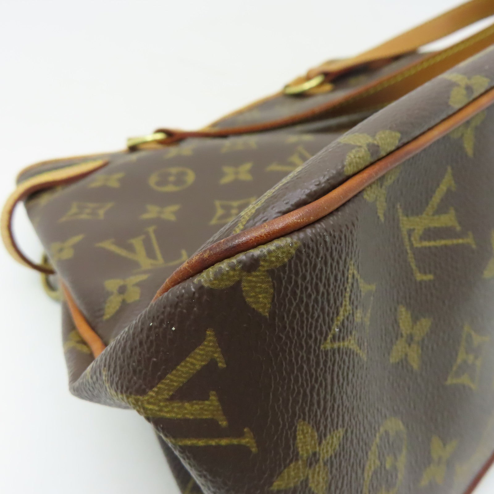 LOUIS VUITTON Monogram Batignolles Horizontal金扣肩背袋啡色