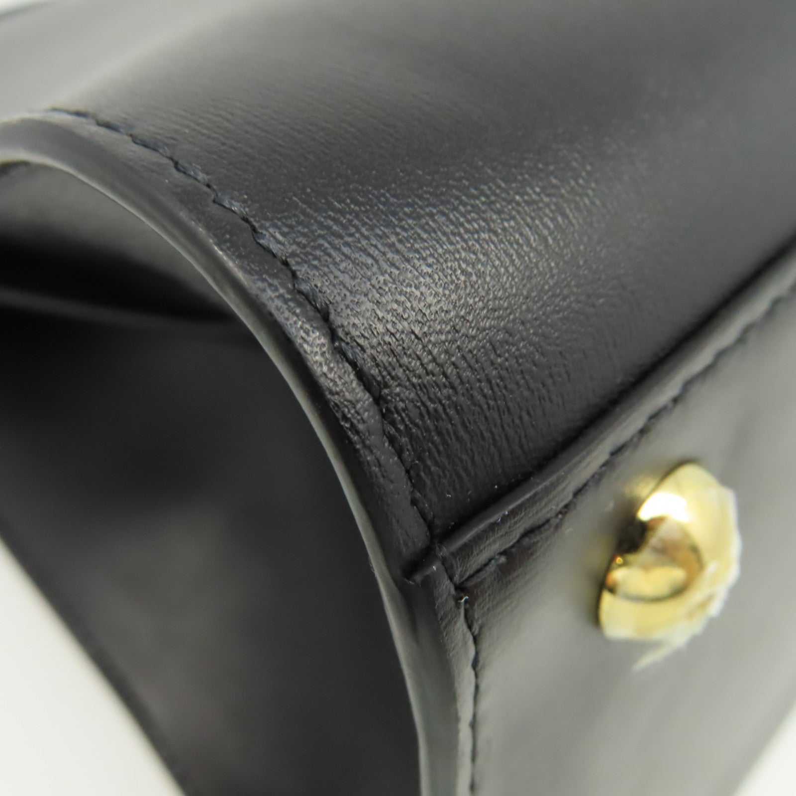 SELECTION 牛皮皮革Delvaux Brillant MM 2Way Shoulder Bag手挽肩背兩用袋黑色