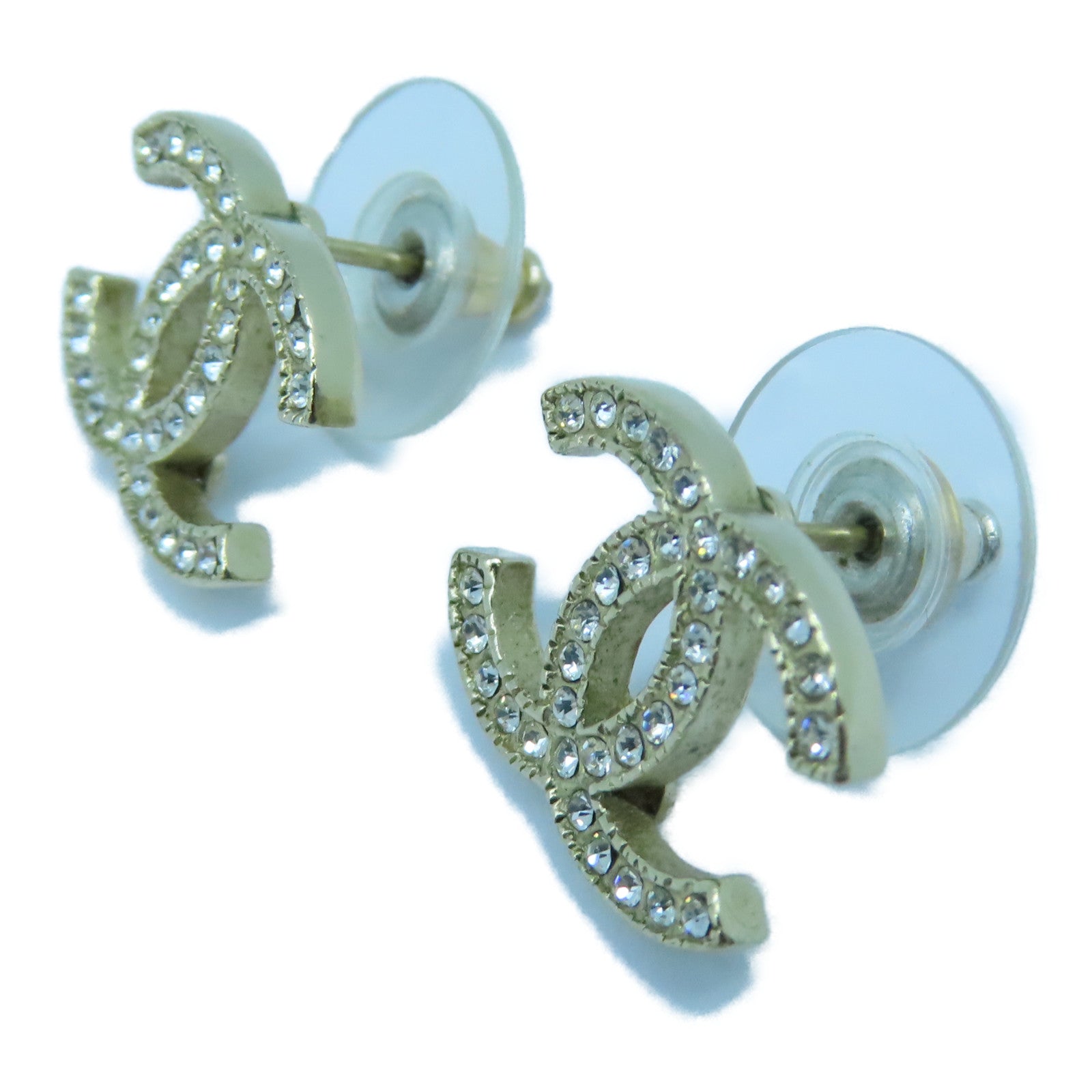 CHANEL 金屬Earrings耳環金色