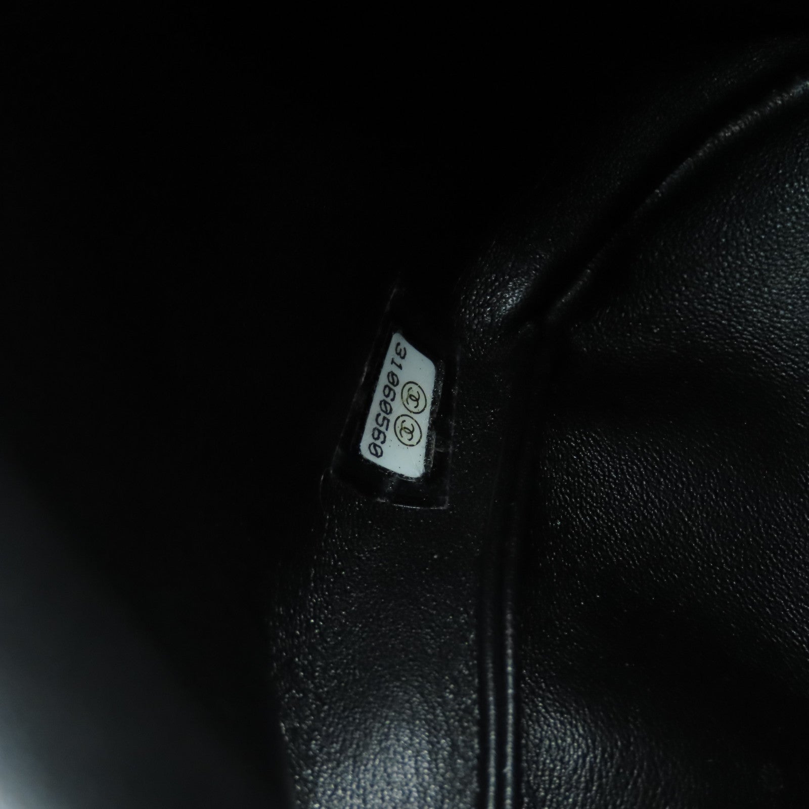 CHANEL 菱格羊皮皮革2way Chain Shoulder Bag金扣手挽肩背两用袋黑色