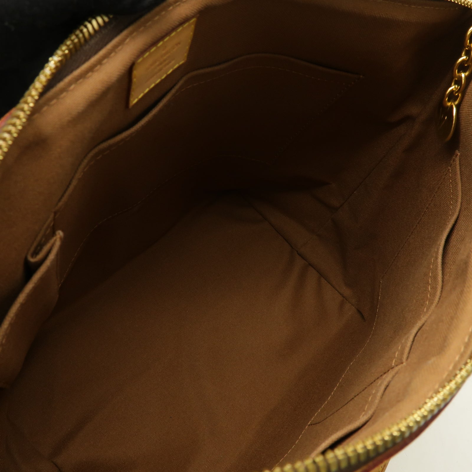 LOUIS VUITTON Monogram Palermo PM金扣手挽肩背兩用袋棕色