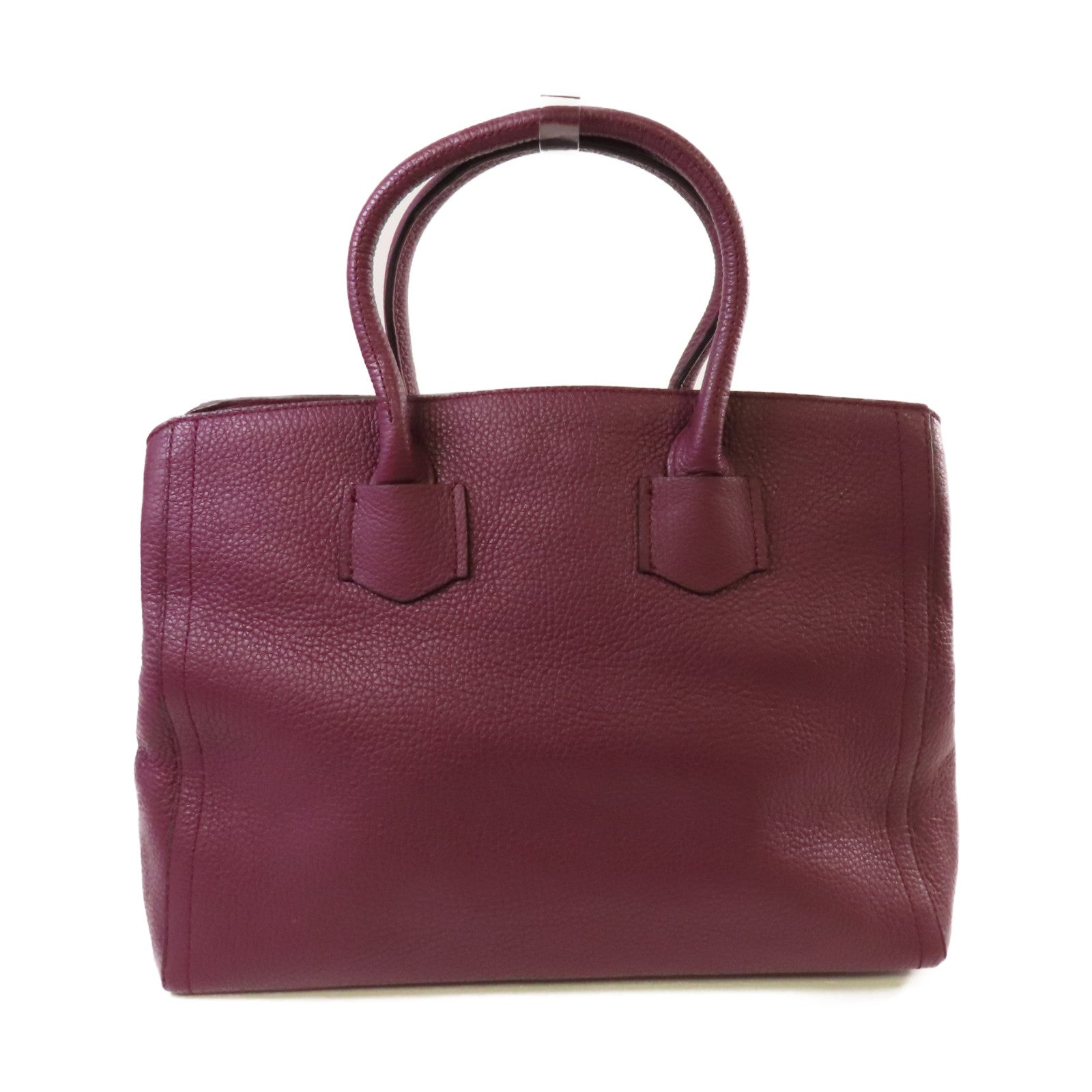 Furla 皮革2Way Shoulder Bag金扣手挽肩背兩用袋酒紅色