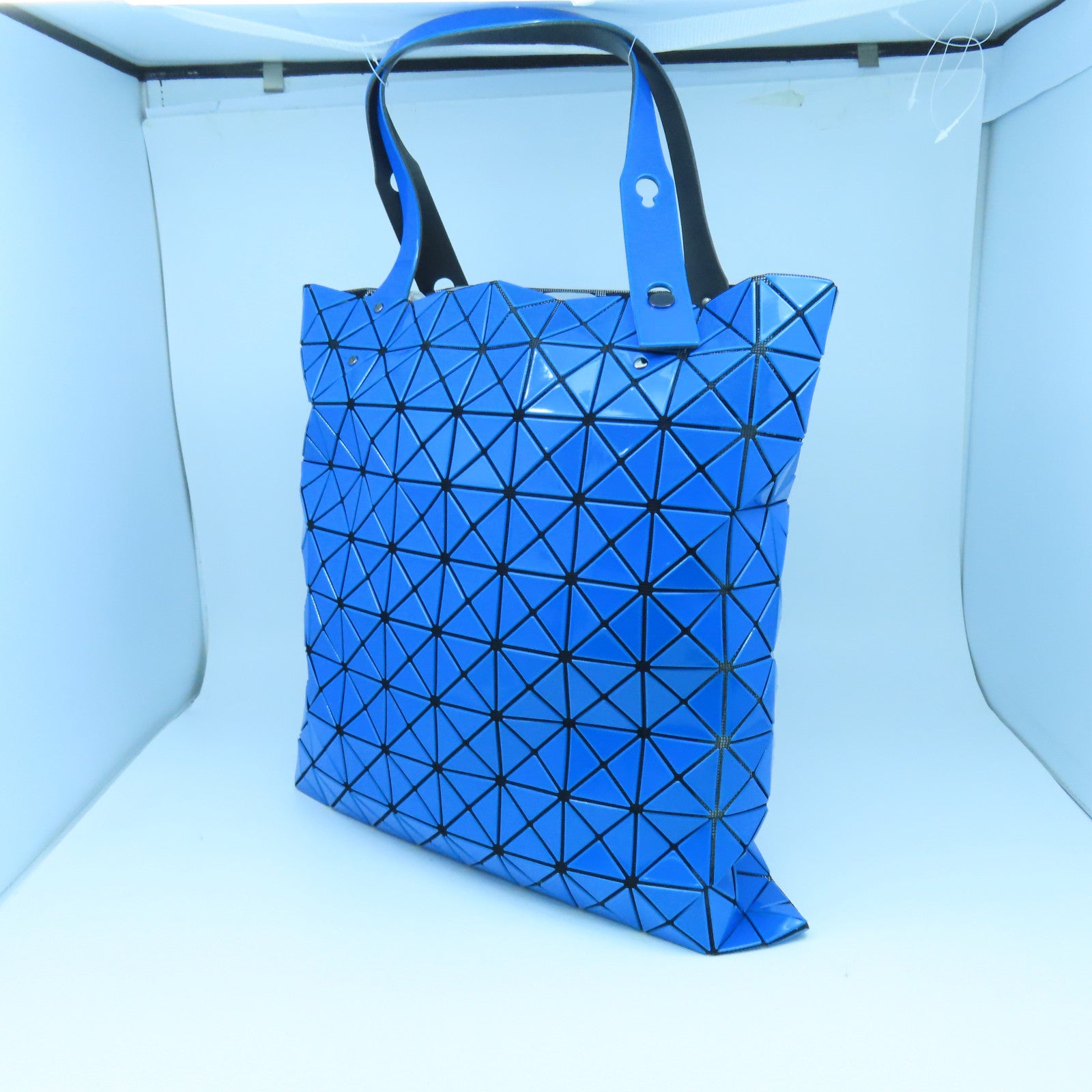 ISSEY MIYAKE PVC Bao Bao Tote Bag手拿包藍色