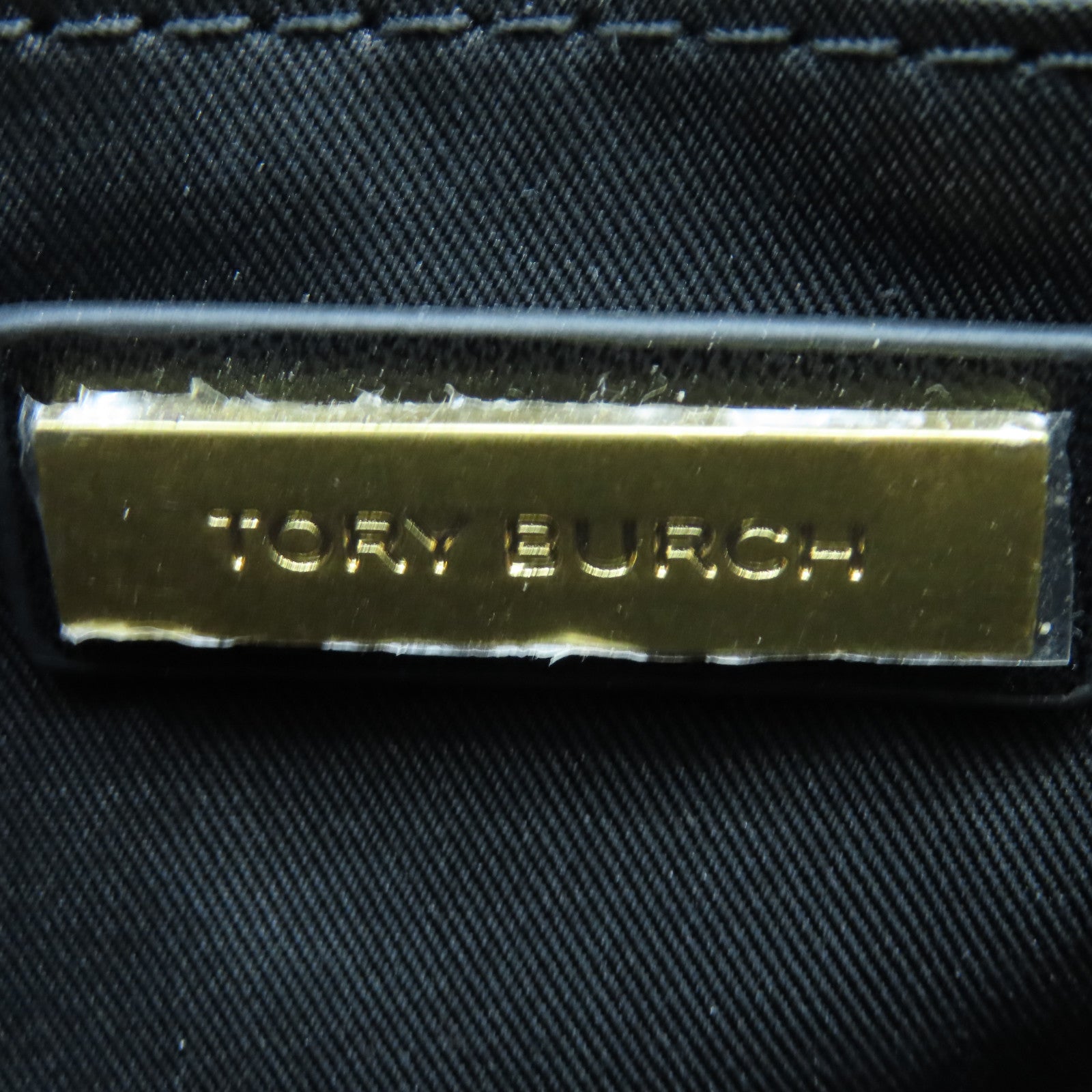 Tory Burch Rhombus Leather Chain Shoulder Bag Gold Buckle Chain Shoulder Bag Black
