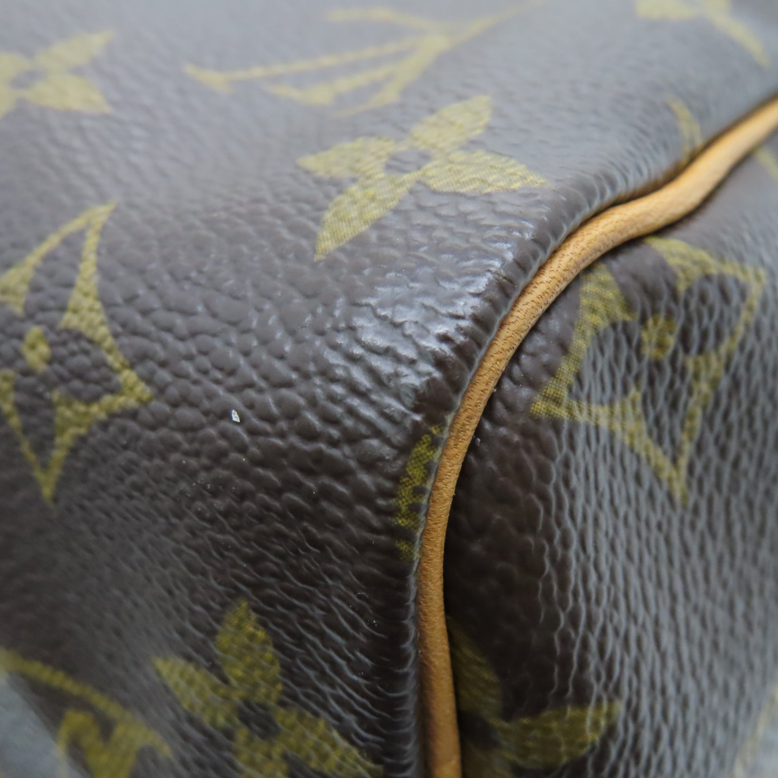 LOUIS VUITTON [Sharp Discount] Monogram Speedy 30 Gold Buckle Hand Bag Brown