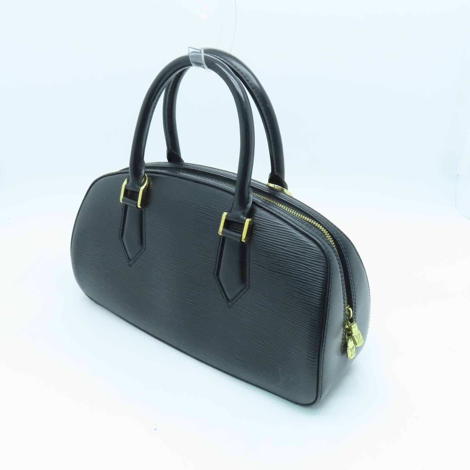LOUIS VUITTON Epi Jasmin金扣手挽袋黑色