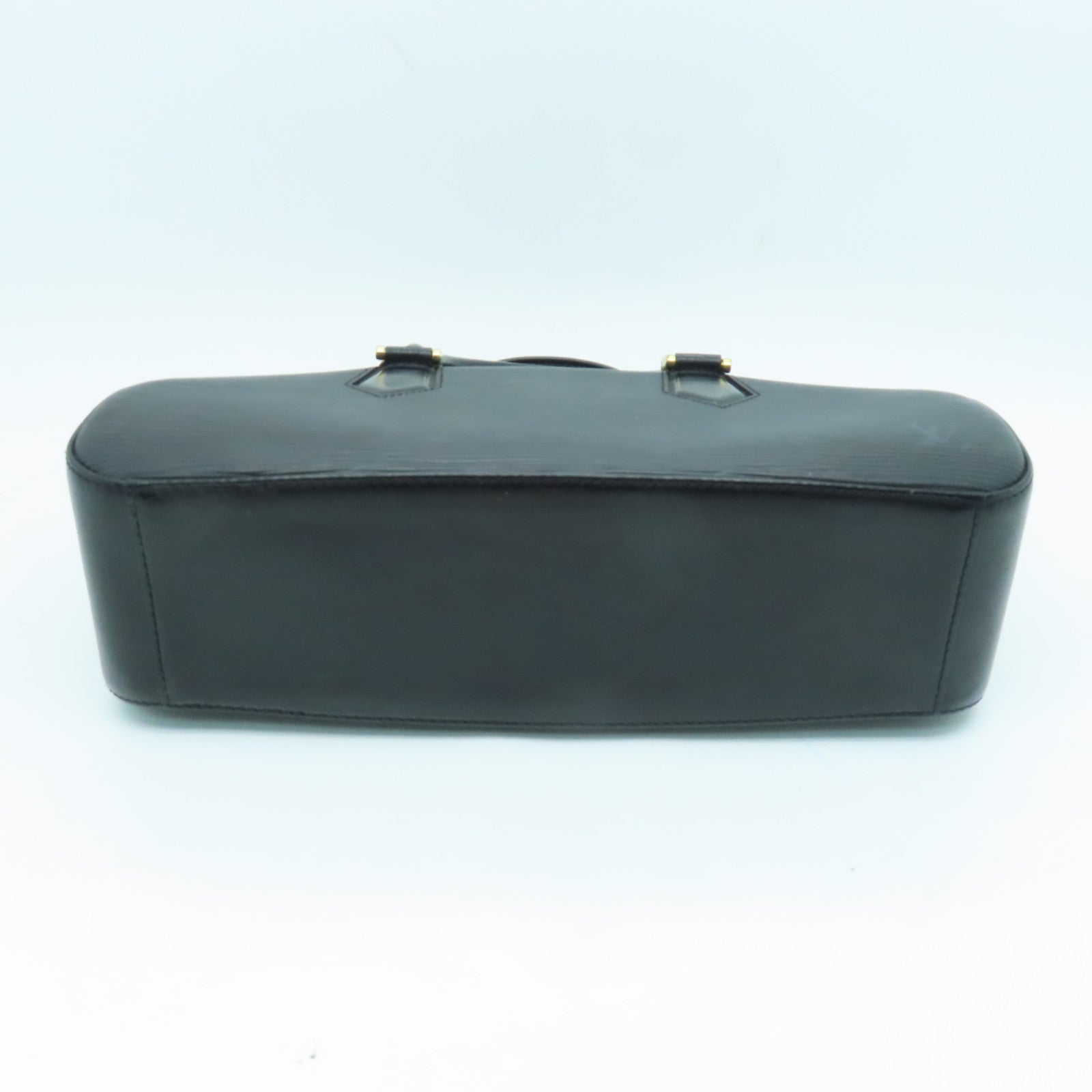 LOUIS VUITTON Epi Jasmin金扣手挽袋黑色