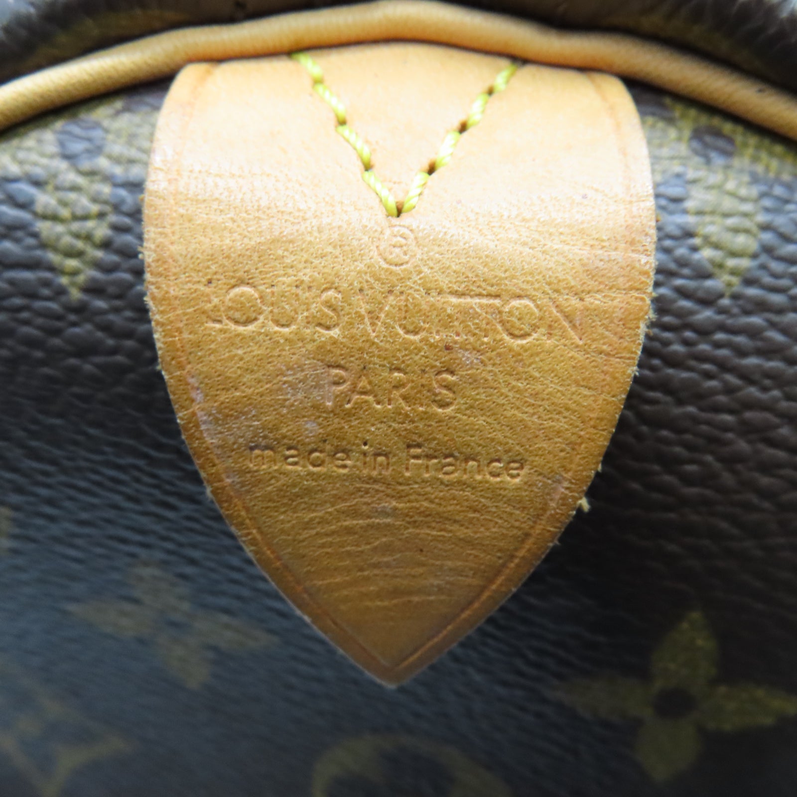LOUIS VUITTON [Sharp Discount] Monogram Speedy 30 Gold Buckle Hand Bag Brown