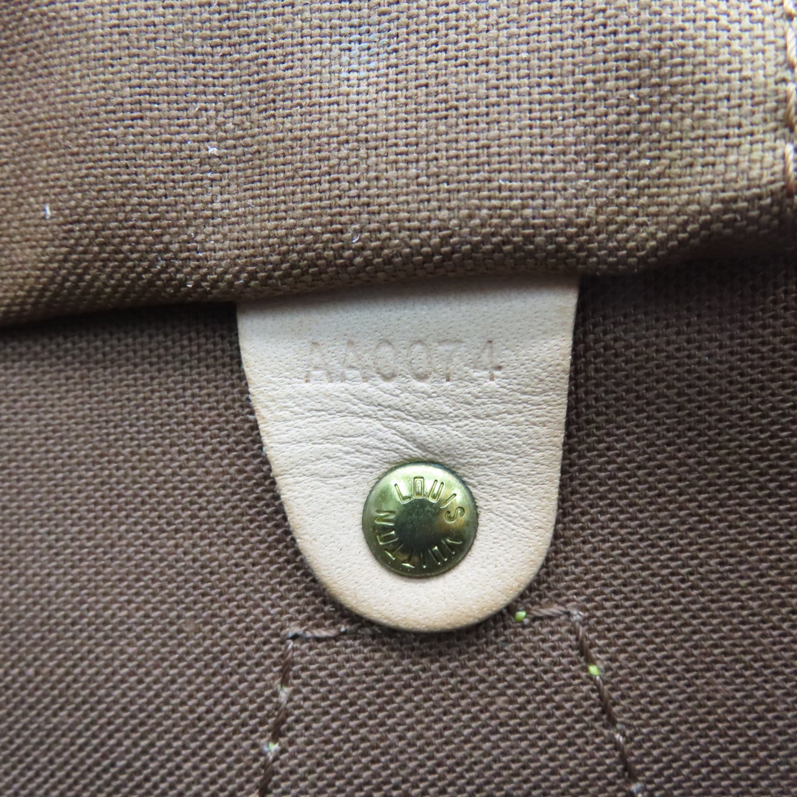 LOUIS VUITTON [Sharp Discount] Monogram Speedy 30 Gold Buckle Hand Bag Brown