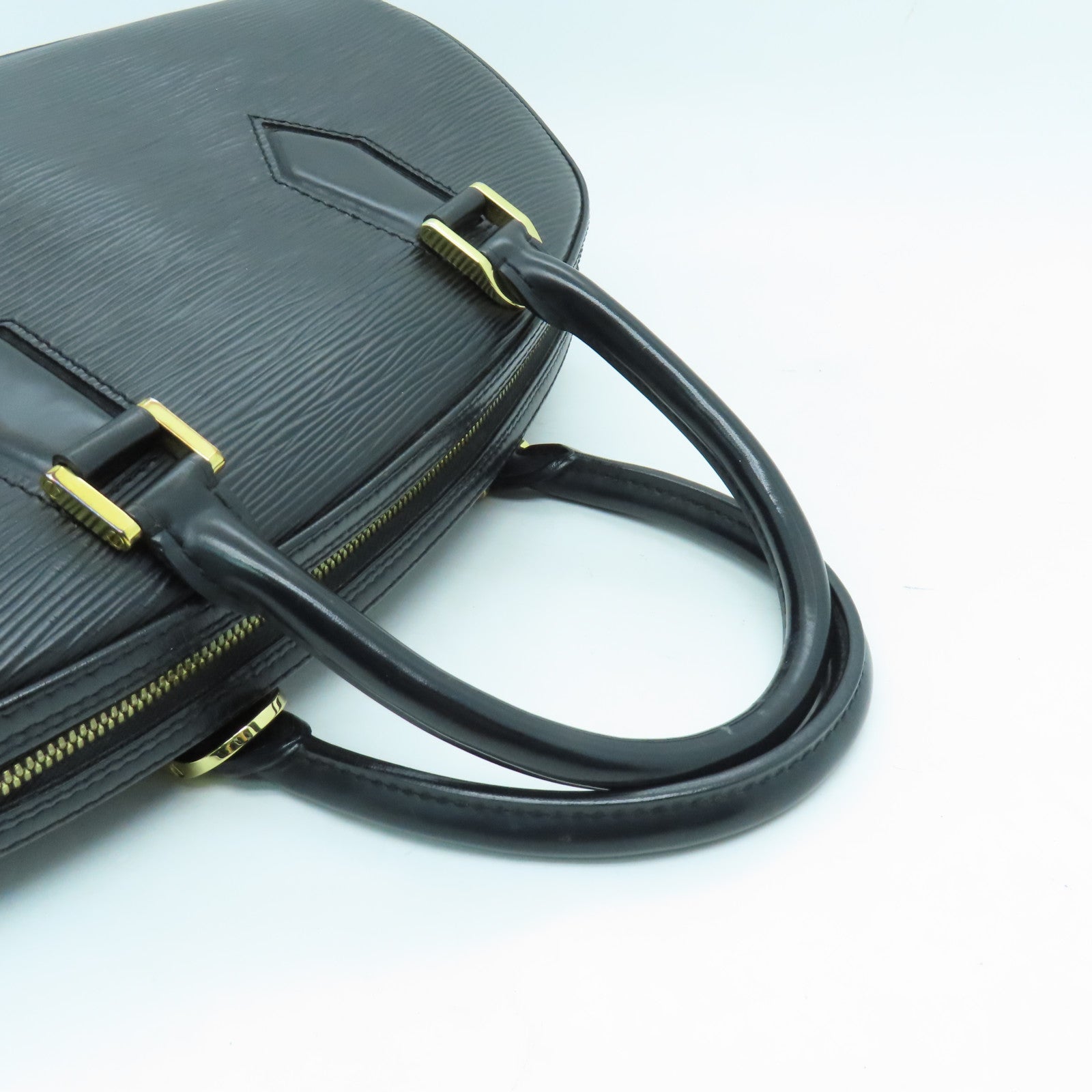 LOUIS VUITTON Epi Jasmin金扣手挽袋黑色