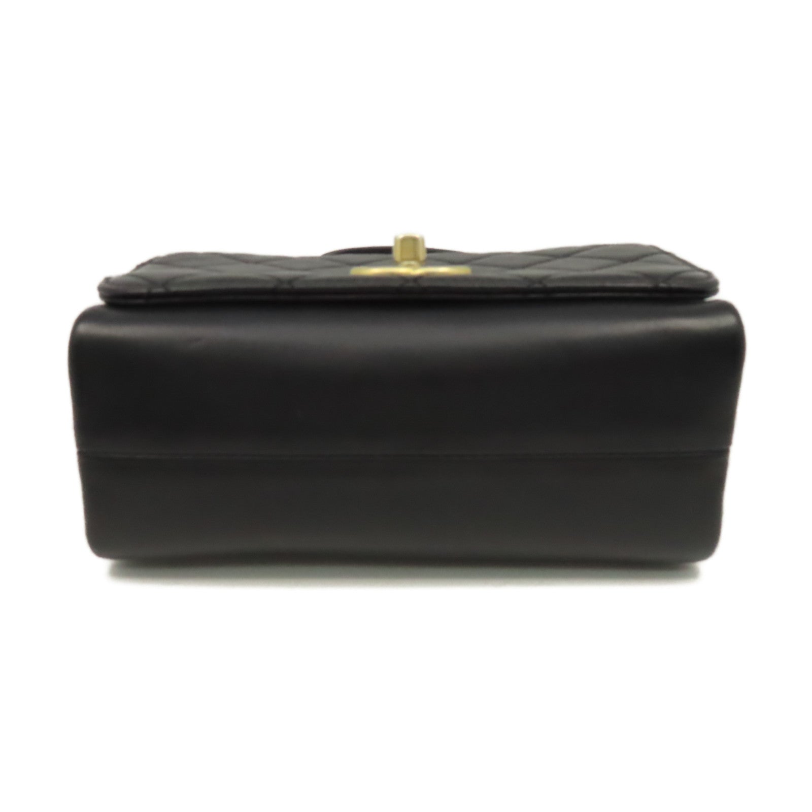 CHANEL 【激減優惠】菱格牛皮皮革2Way Chain Shoulder Bag金扣手挽肩背兩用袋黑色