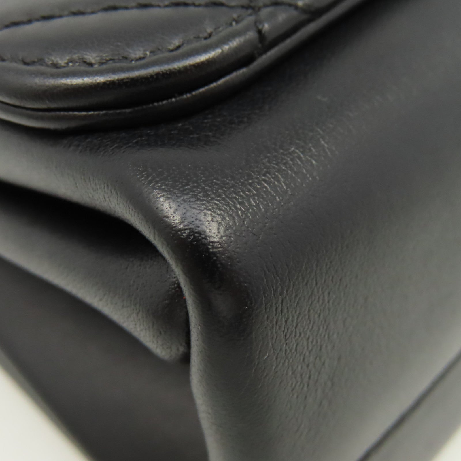 CHANEL 【激減優惠】菱格牛皮皮革2Way Chain Shoulder Bag金扣手挽肩背兩用袋黑色