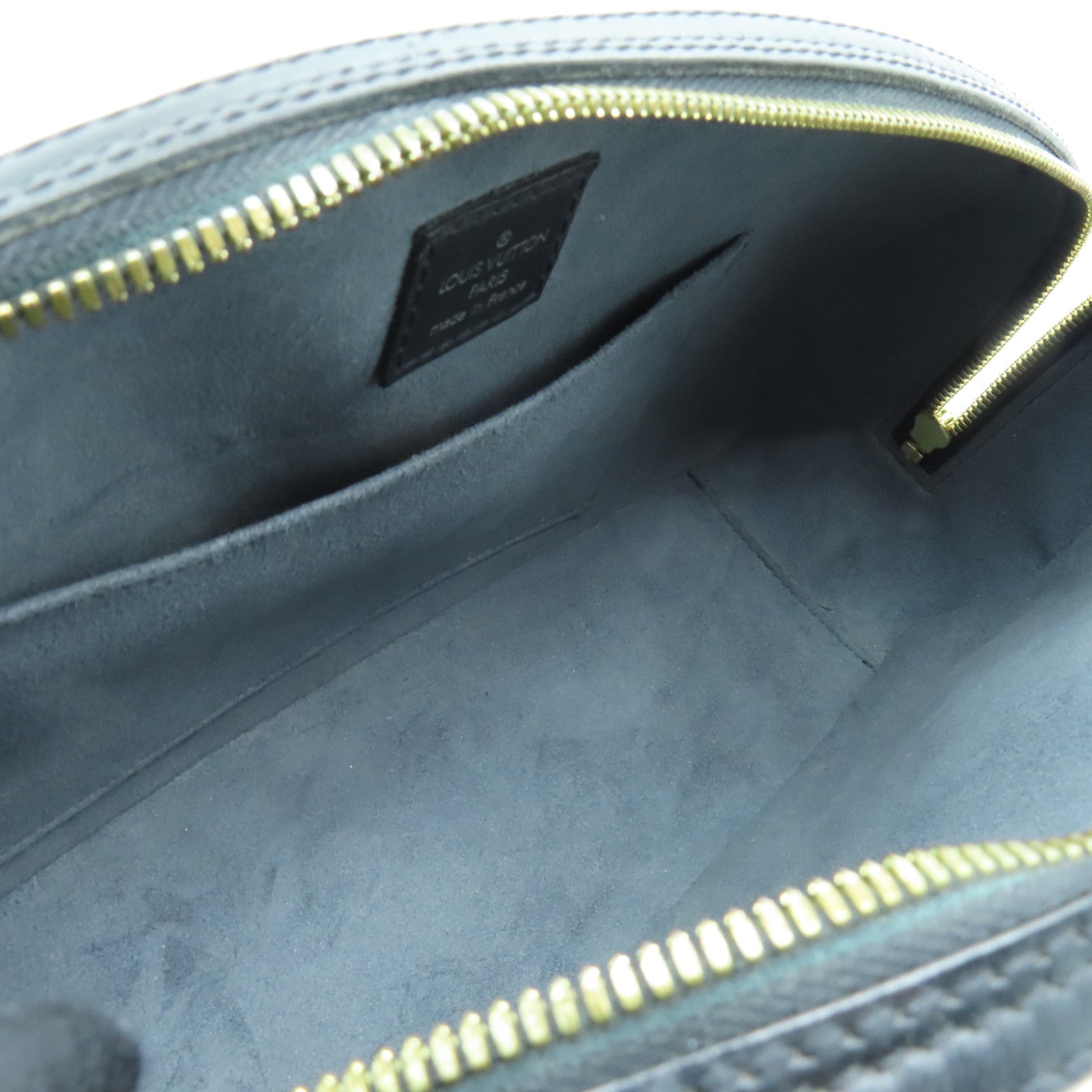 LOUIS VUITTON Epi Jasmin金扣手挽袋黑色