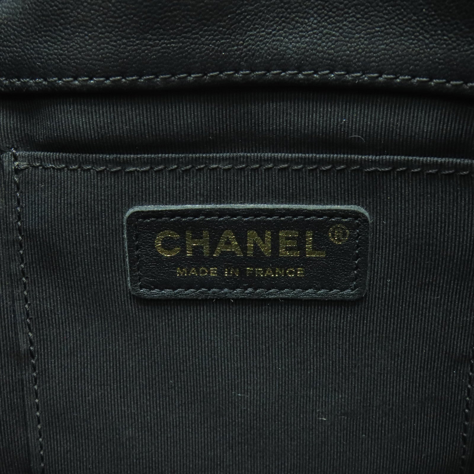 CHANEL 羊皮皮革Shoulder Bag金扣肩背袋黑色