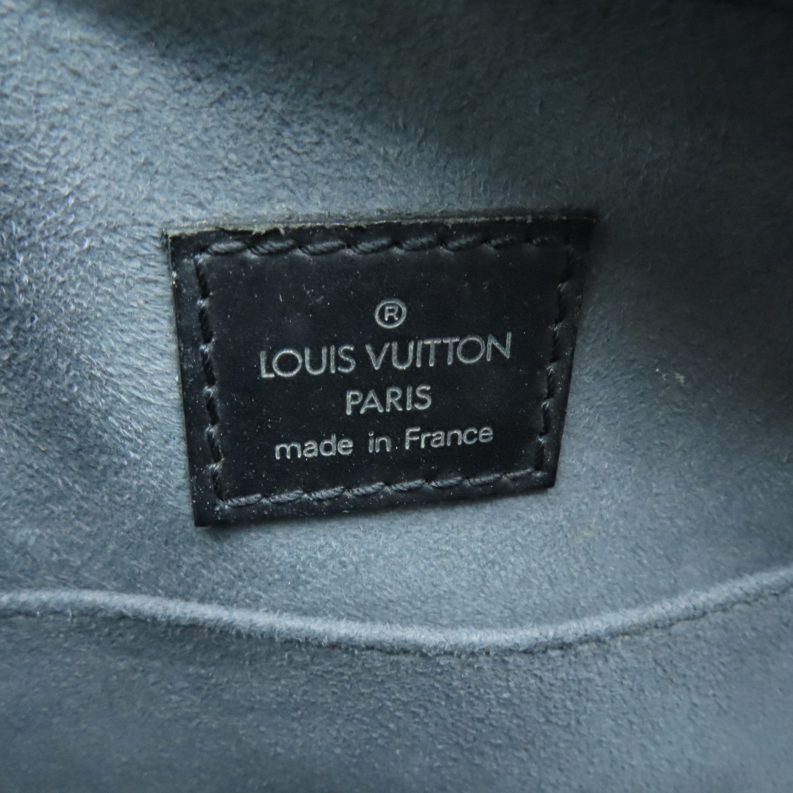 LOUIS VUITTON Epi Jasmin金扣手挽袋黑色