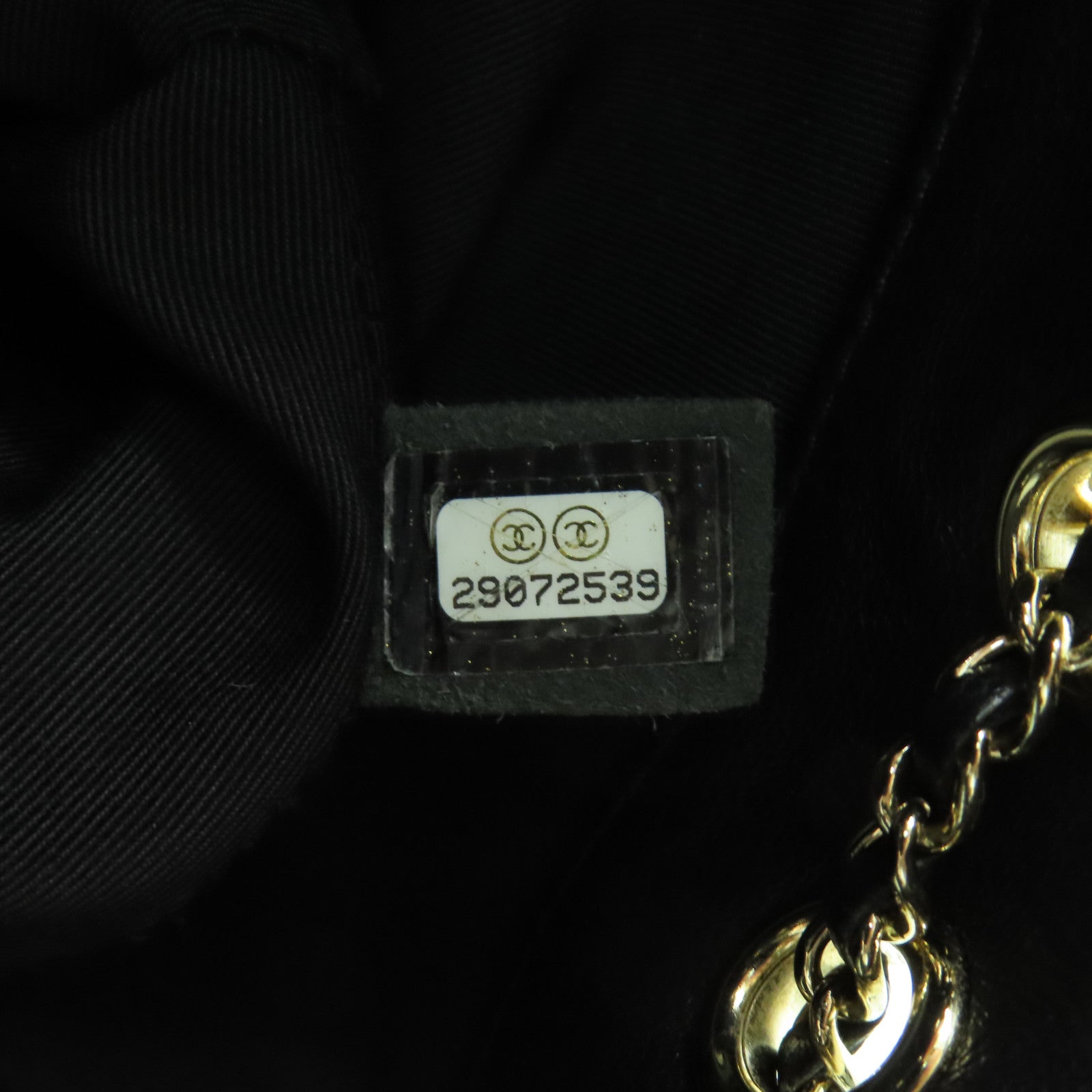 CHANEL 羊皮皮革Shoulder Bag金扣肩背袋黑色