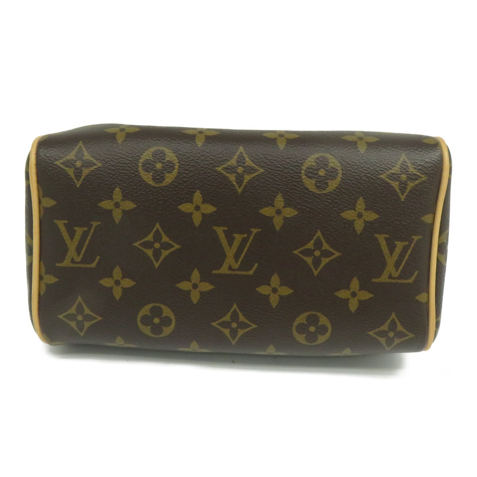 LOUIS VUITTON Monogram Speedy 20金扣手挽肩背兩用袋啡色