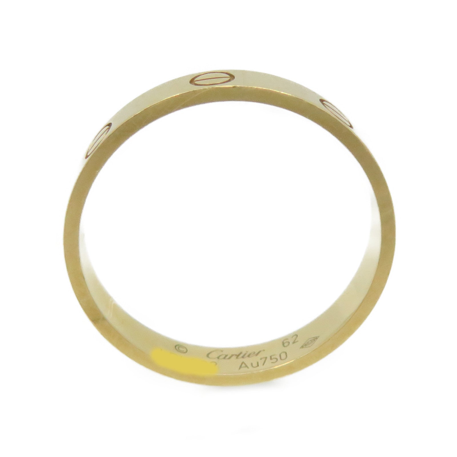 CARTIER 18K Gold Love Wedding Ring #62