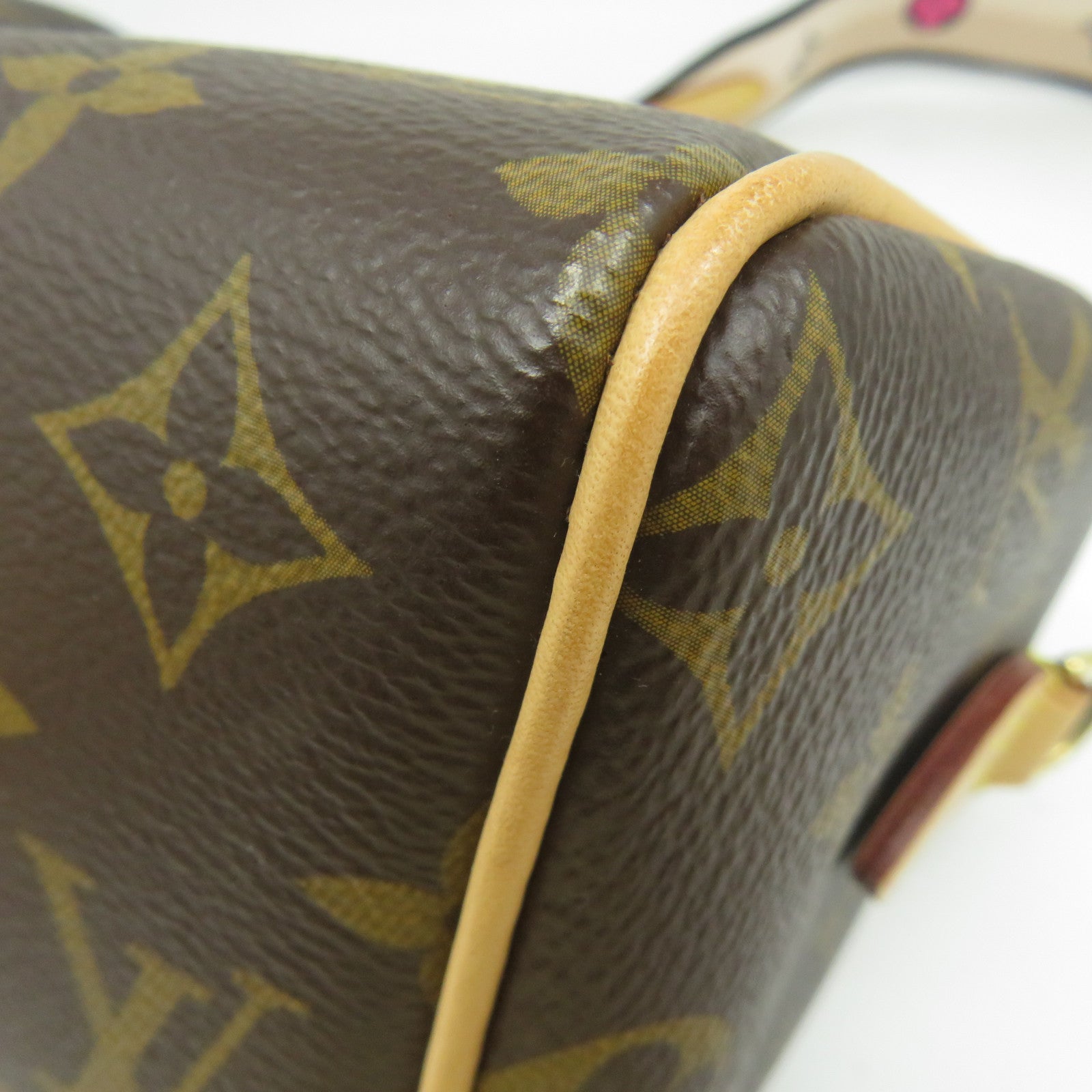 LOUIS VUITTON Monogram Speedy 20金扣手挽肩背兩用袋啡色