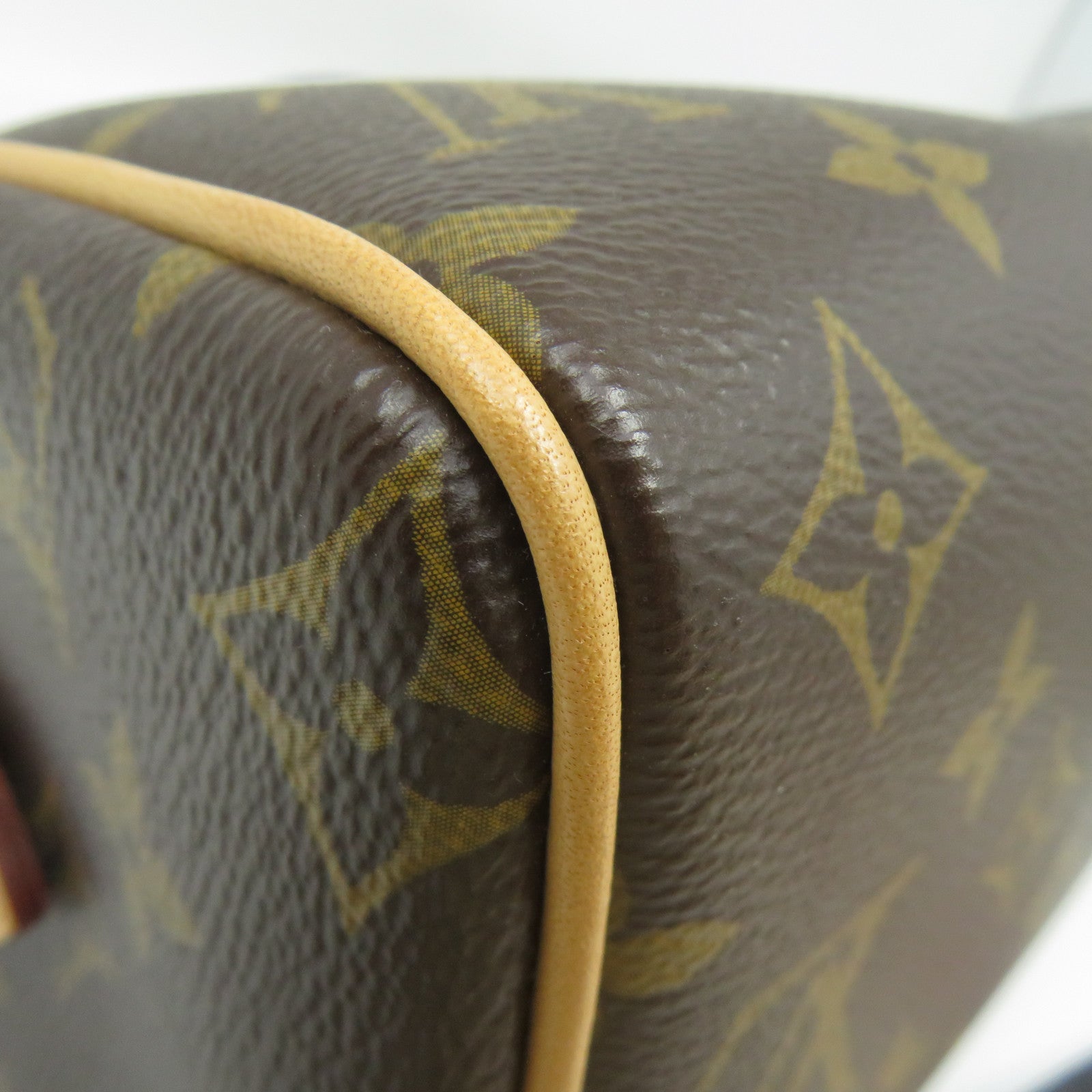 LOUIS VUITTON Monogram Speedy 20金扣手挽肩背兩用袋啡色