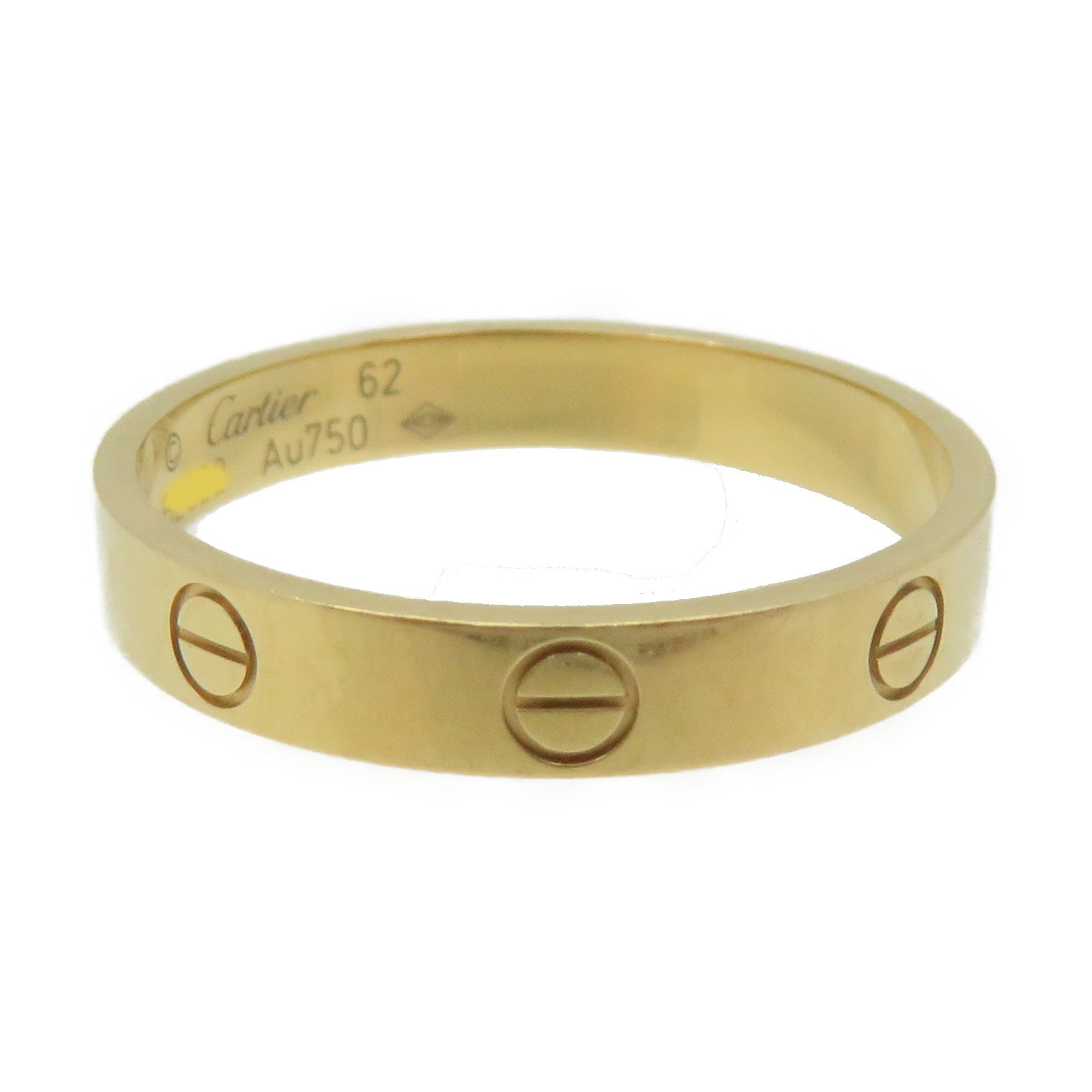 CARTIER 18K Gold Love Wedding Ring #62
