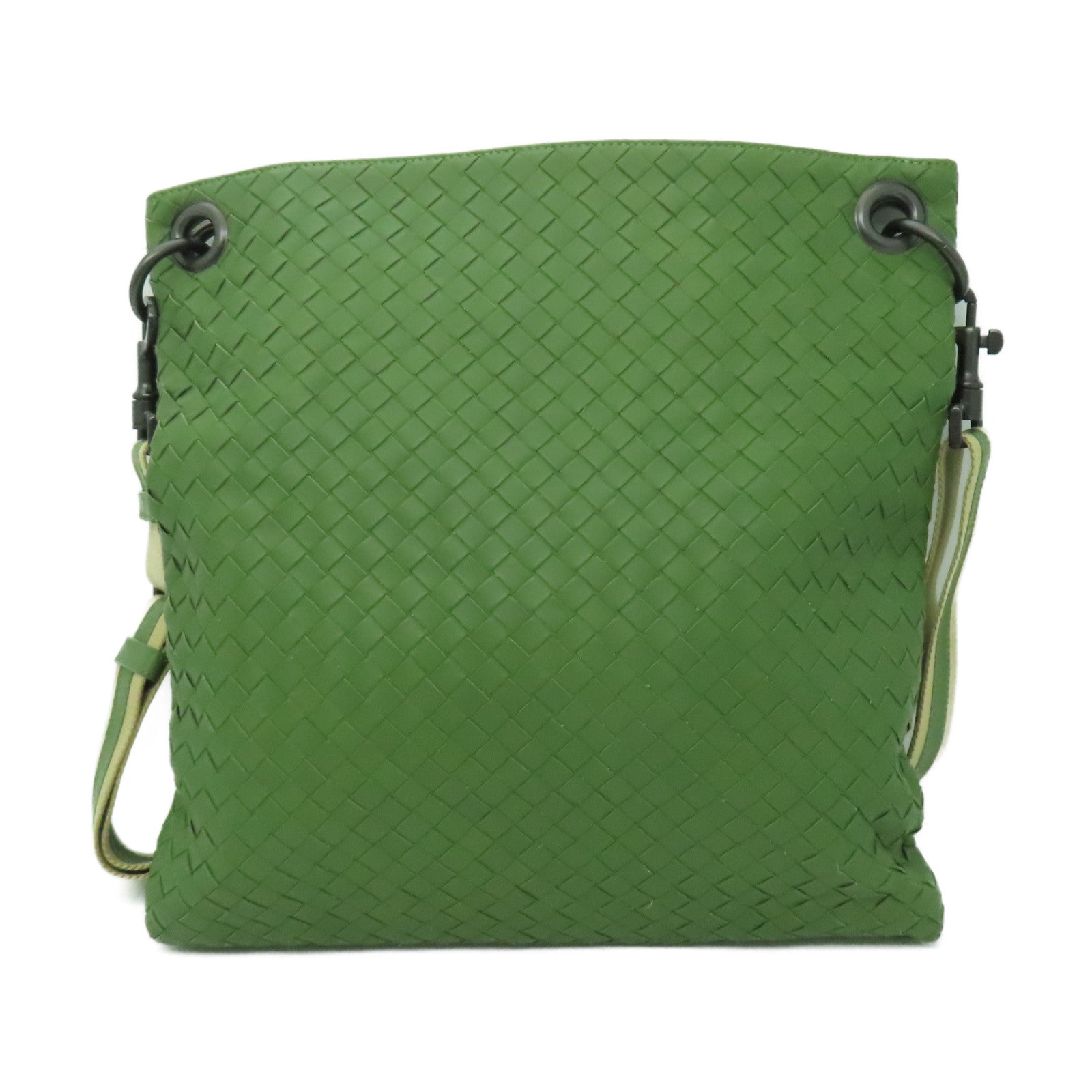 BOTTEGA VENETA 織紋皮革Shoulder Bag肩背袋綠色