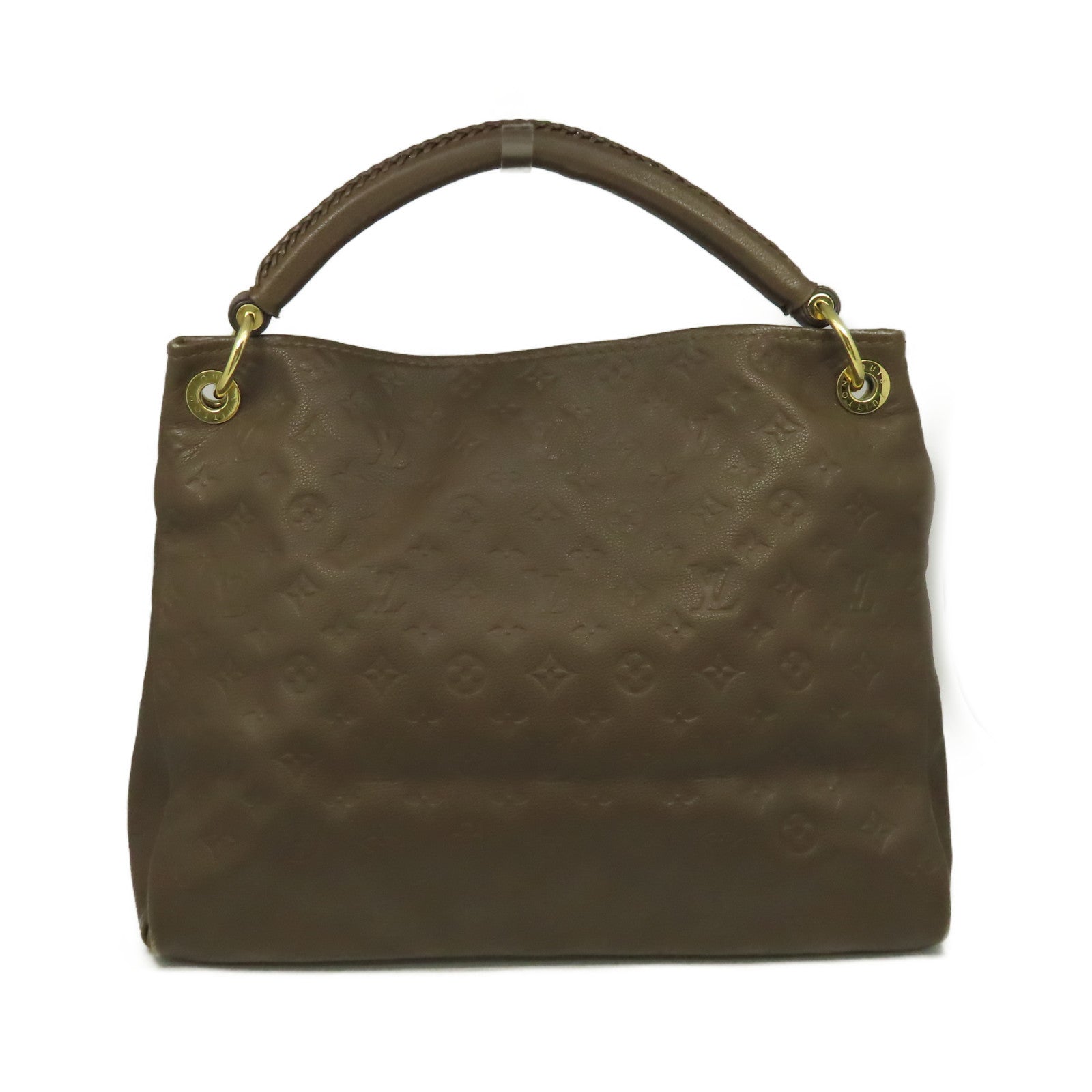 LOUIS VUITTON Monogram Empreinte Artsy MM Shoulder Bag肩背袋啡色