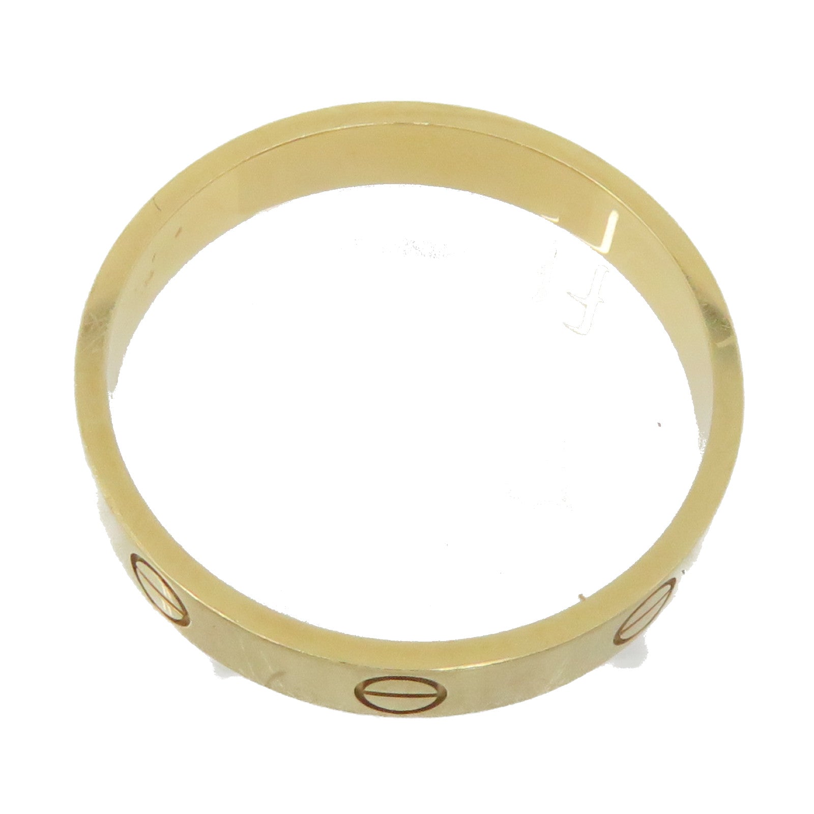 CARTIER 18K Gold Love Wedding Ring #62