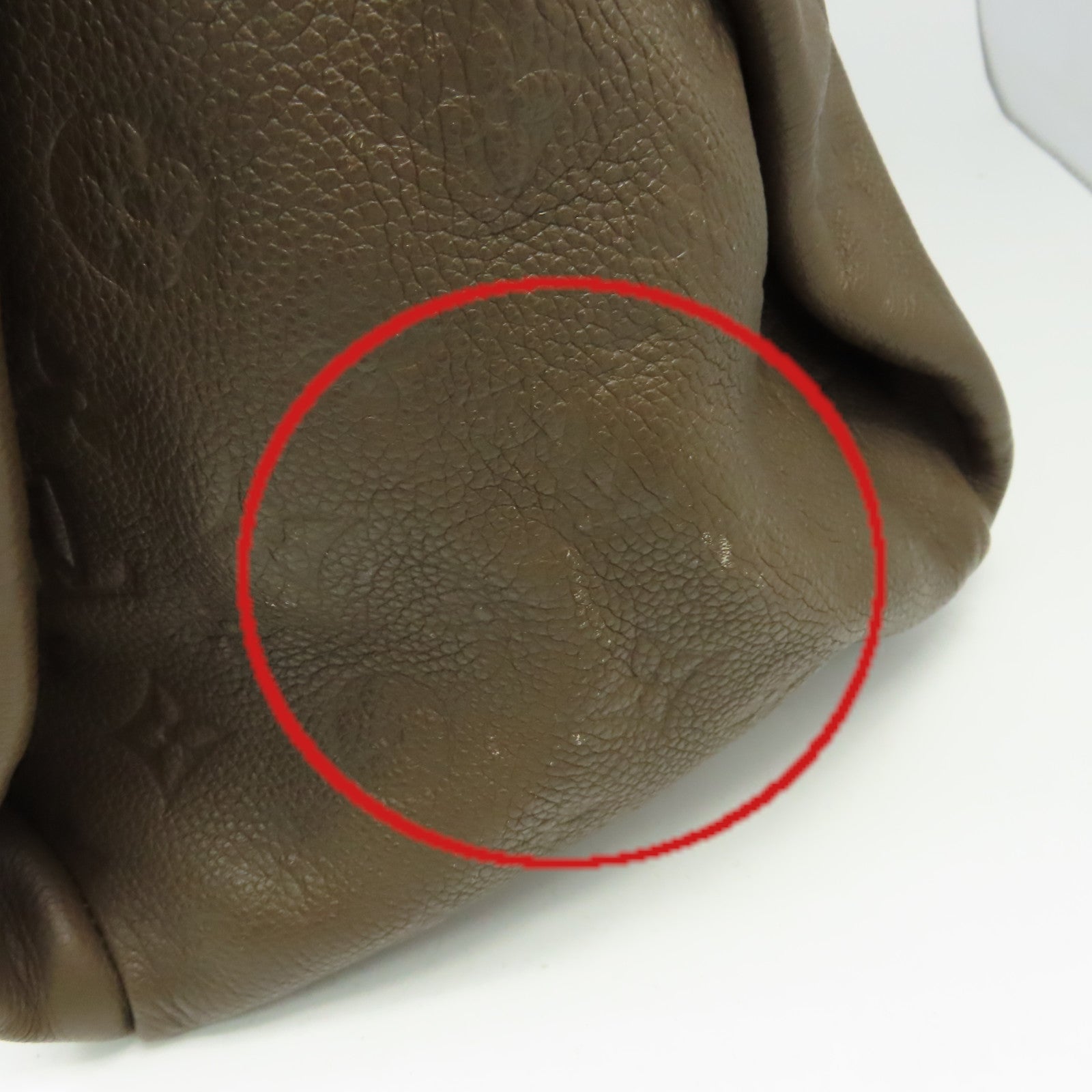LOUIS VUITTON Monogram Empreinte Artsy MM Shoulder Bag肩背袋啡色