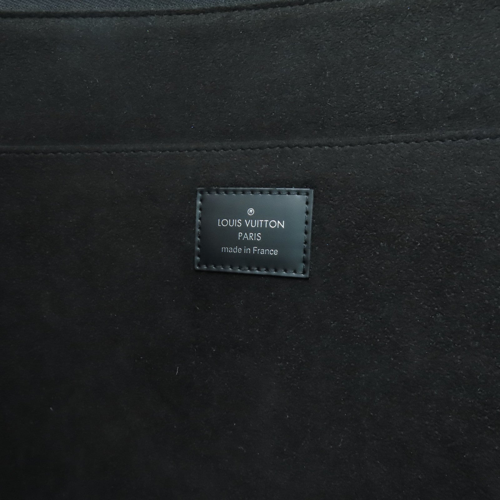 LOUIS VUITTON [Sharp Discount] Epi Pochette Jour GM Clutch Black