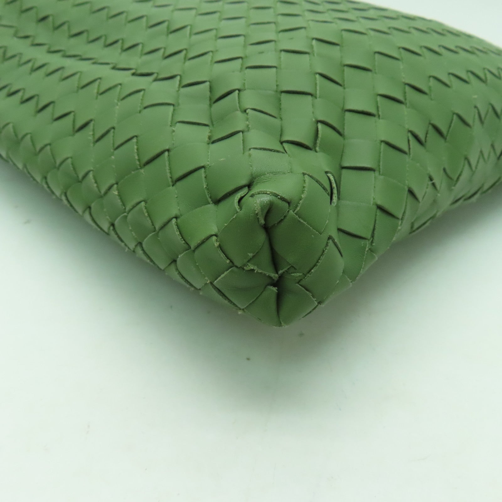 BOTTEGA VENETA 織紋皮革Shoulder Bag肩背袋綠色