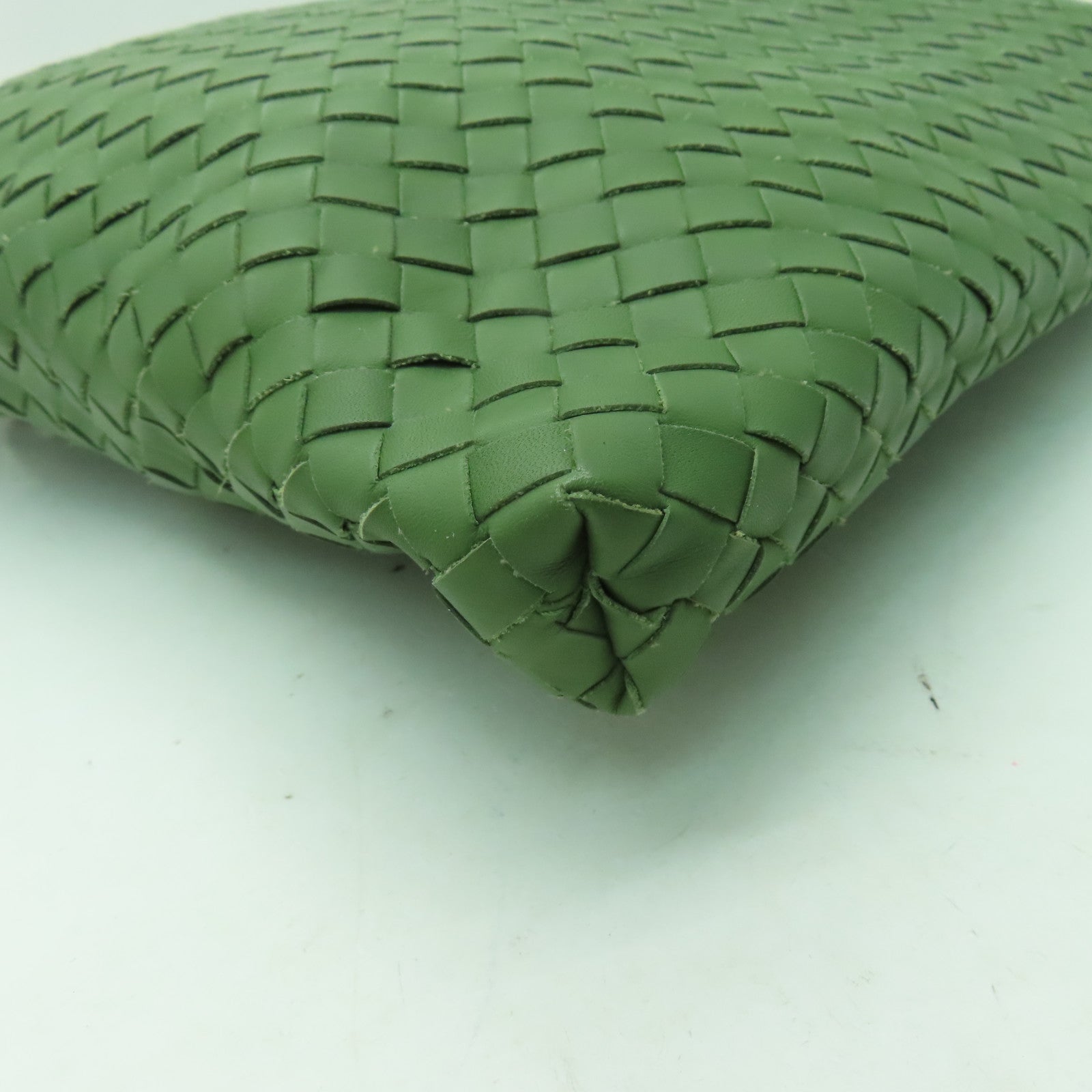 BOTTEGA VENETA 織紋皮革Shoulder Bag肩背袋綠色